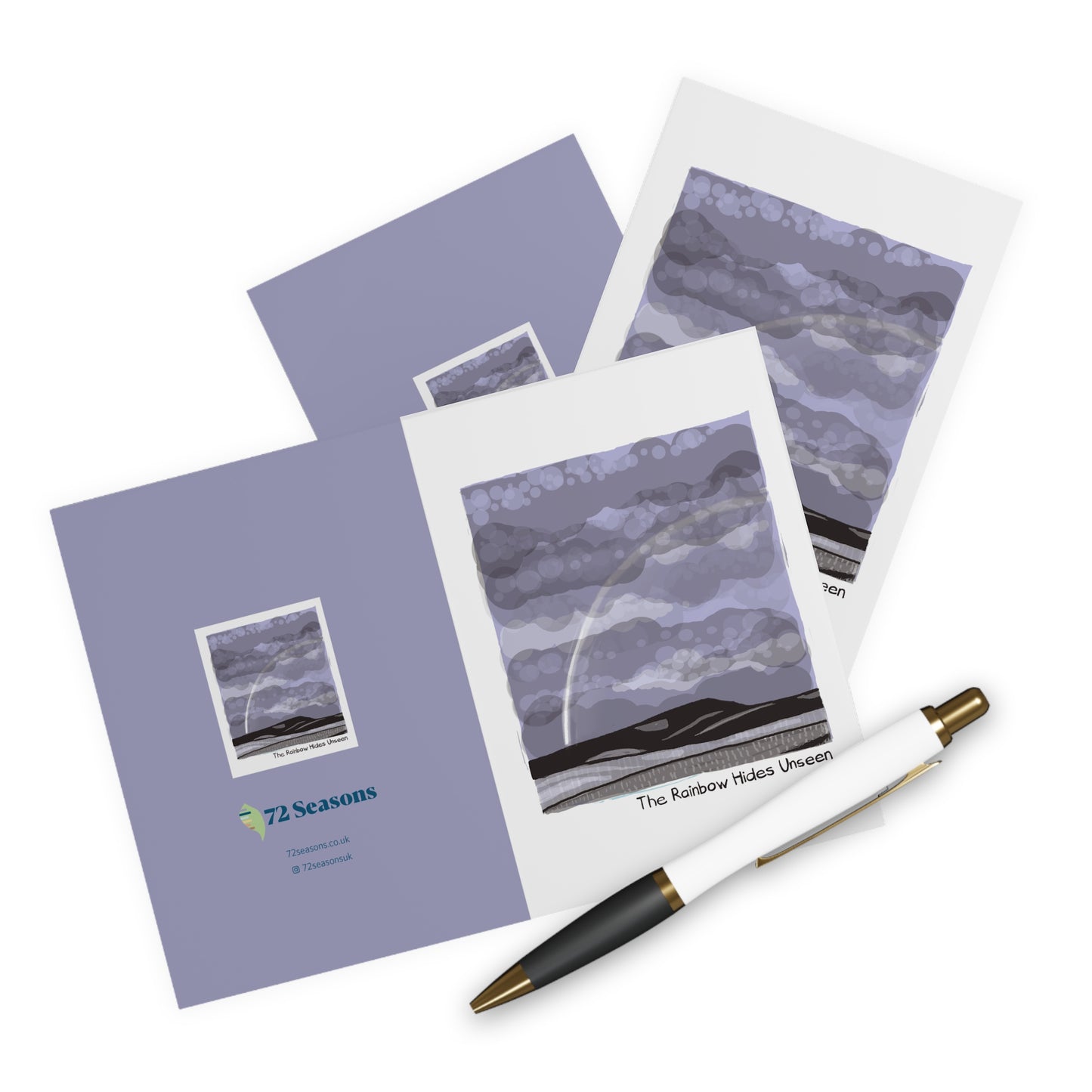 The Rainbow Hides Unseen greeting card (5 pack)