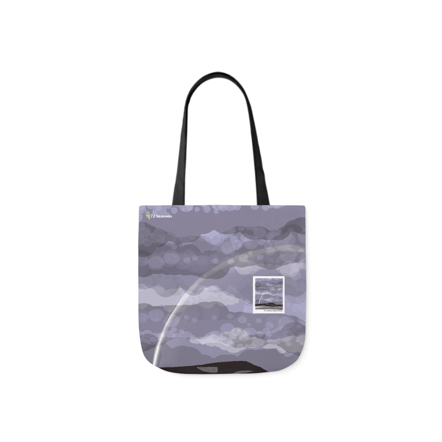 The Rainbow Hides Unseen Canvas Tote Bag