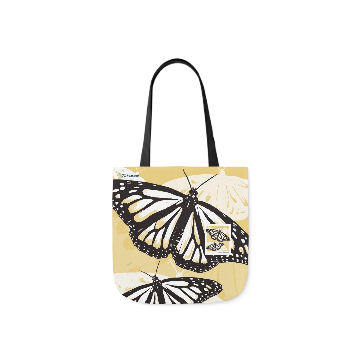 Butterflies Flutter Canvas Tote Bag