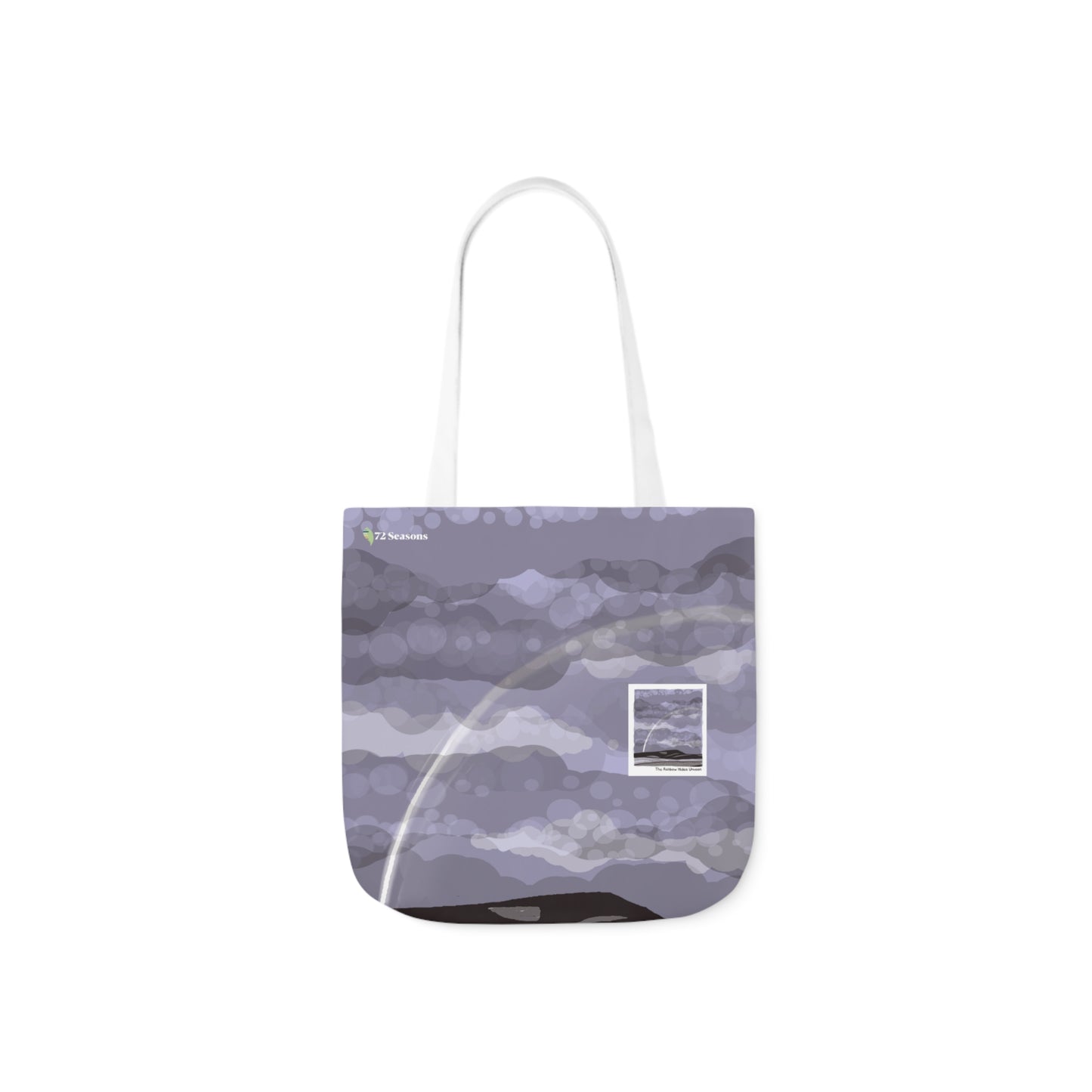 The Rainbow Hides Unseen Canvas Tote Bag