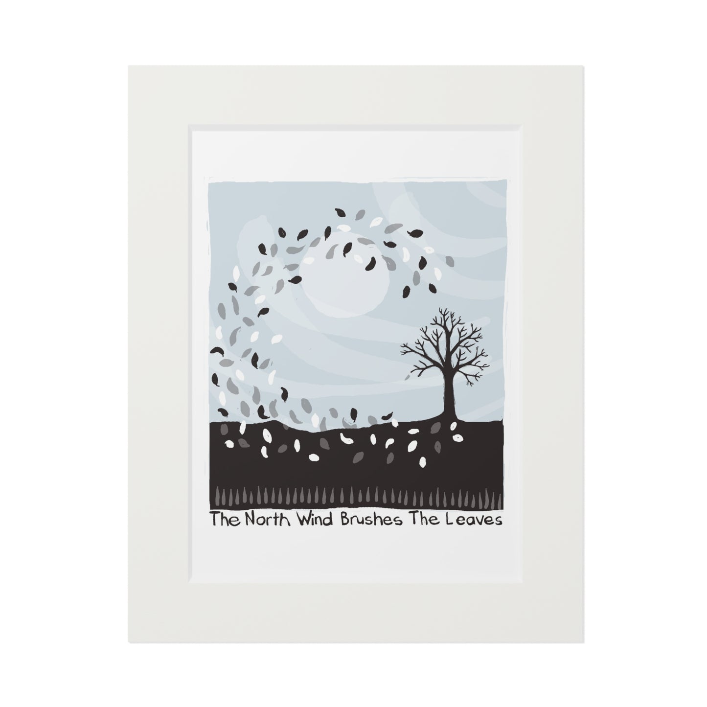 The North Wind Brushes The Leaves Fine Art Print