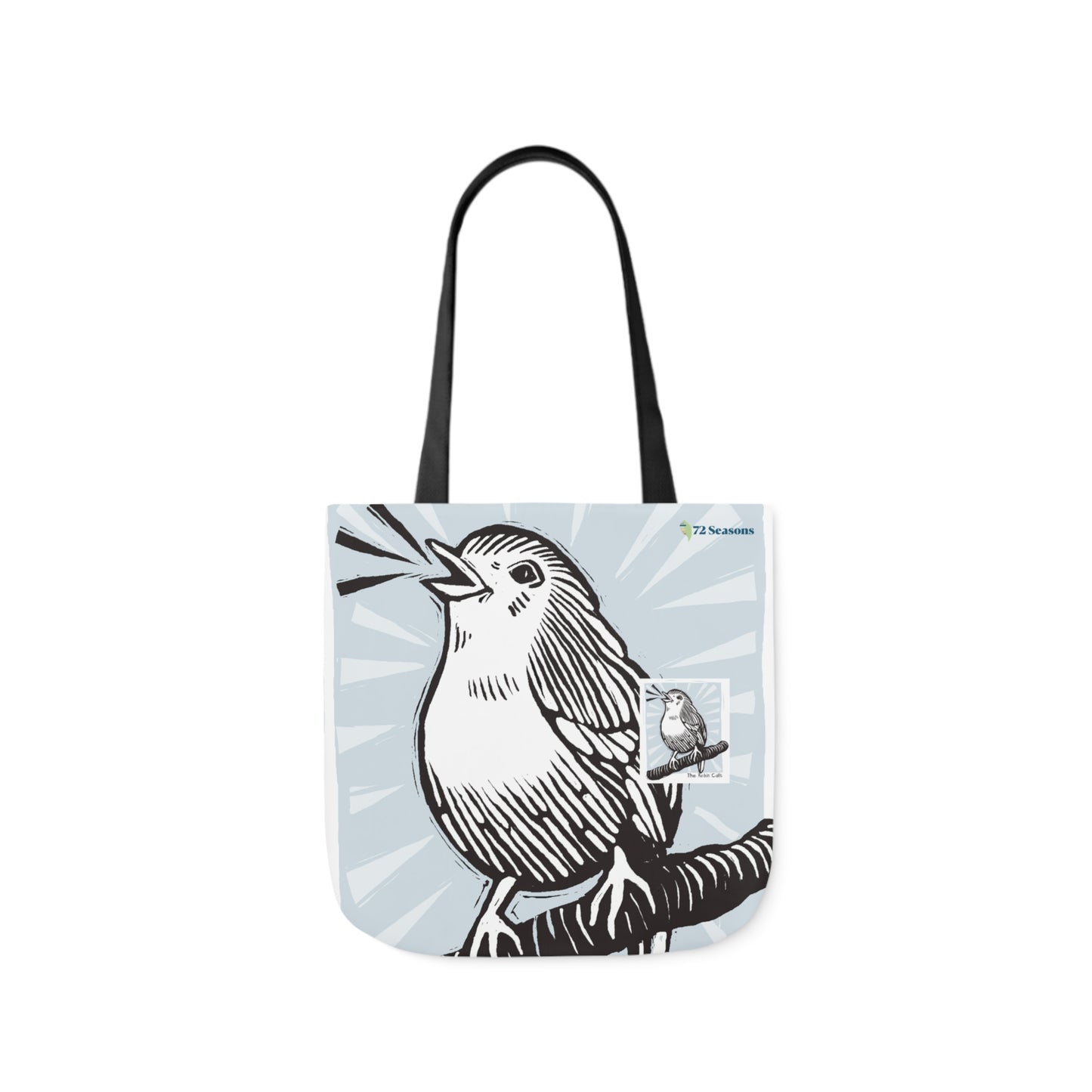 The Robin Calls Canvas Tote Bag