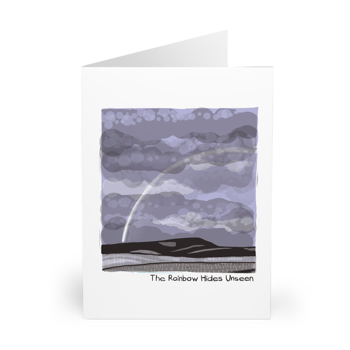 The Rainbow Hides Unseen greeting card (5 pack)