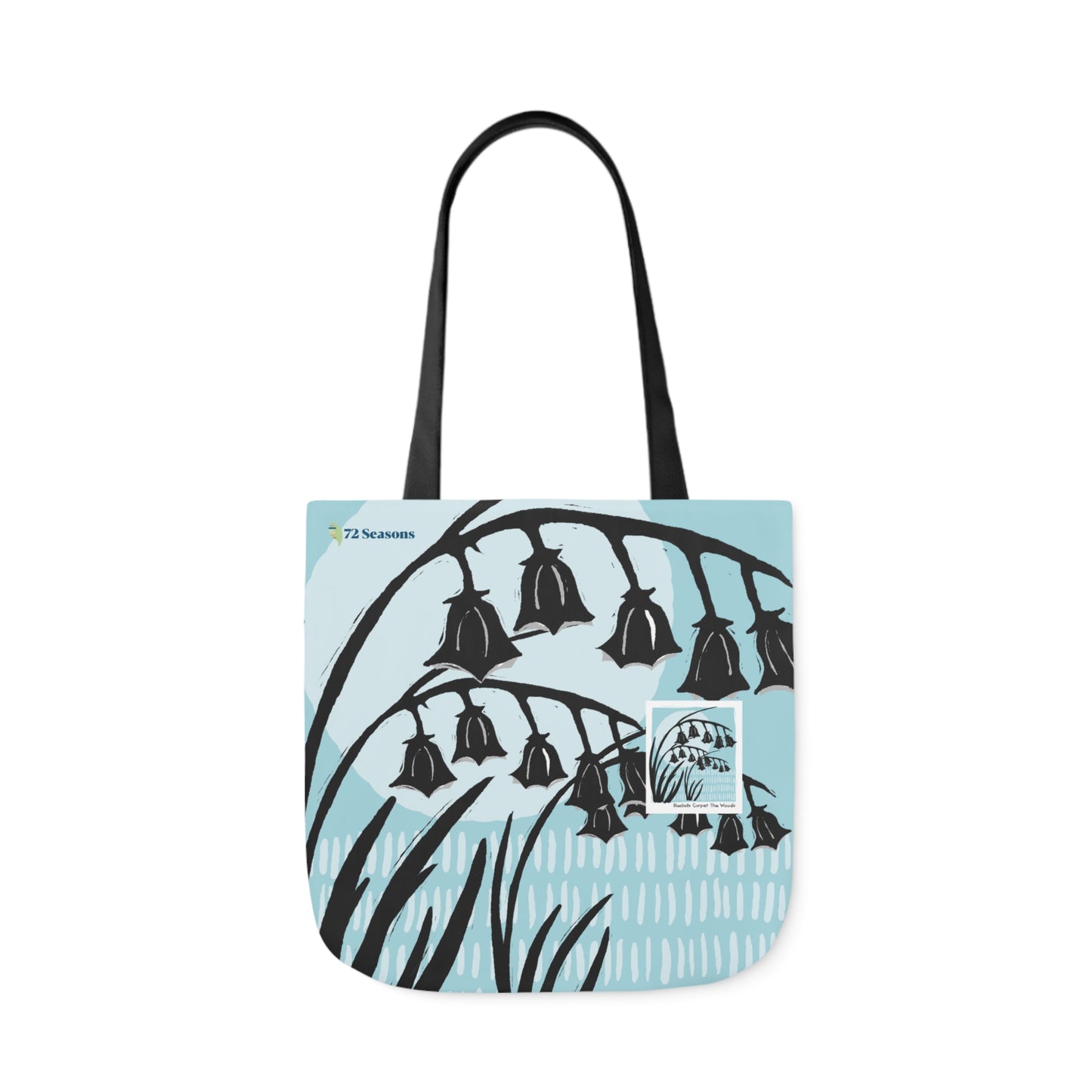 Bluebells Carpet the Woods Canvas Tote Bag