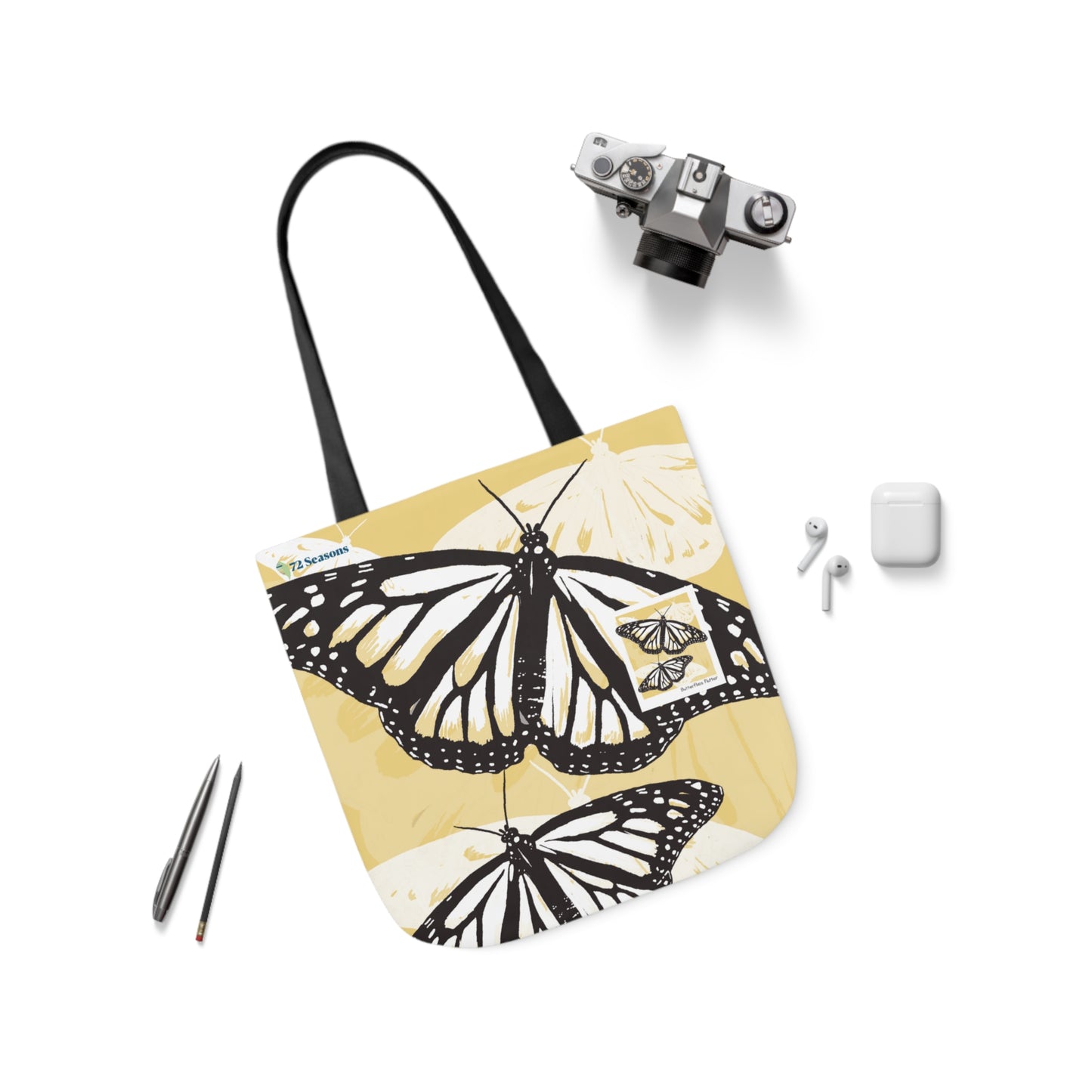 Butterflies Flutter Canvas Tote Bag