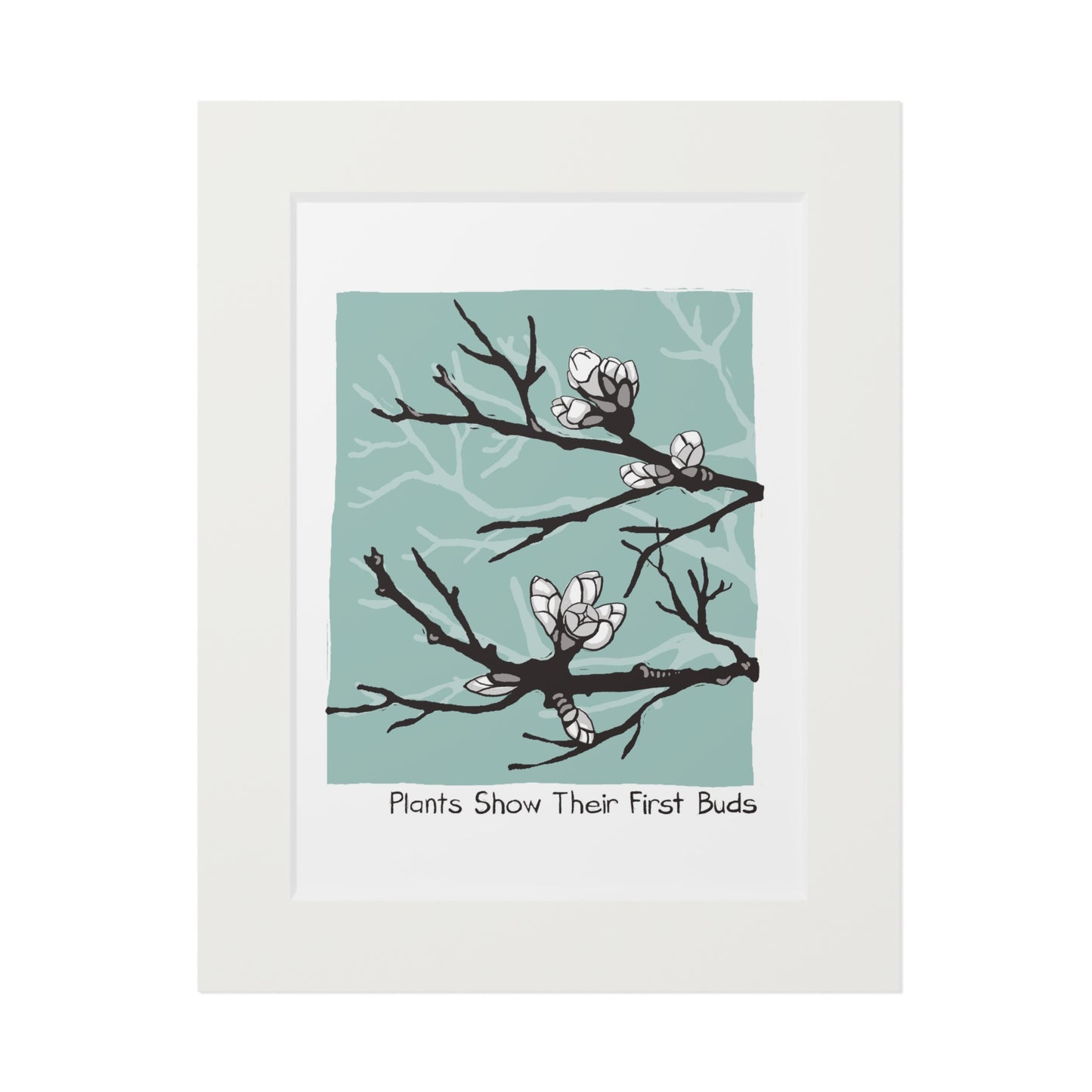 Plants Show Their First Buds Fine Art Print