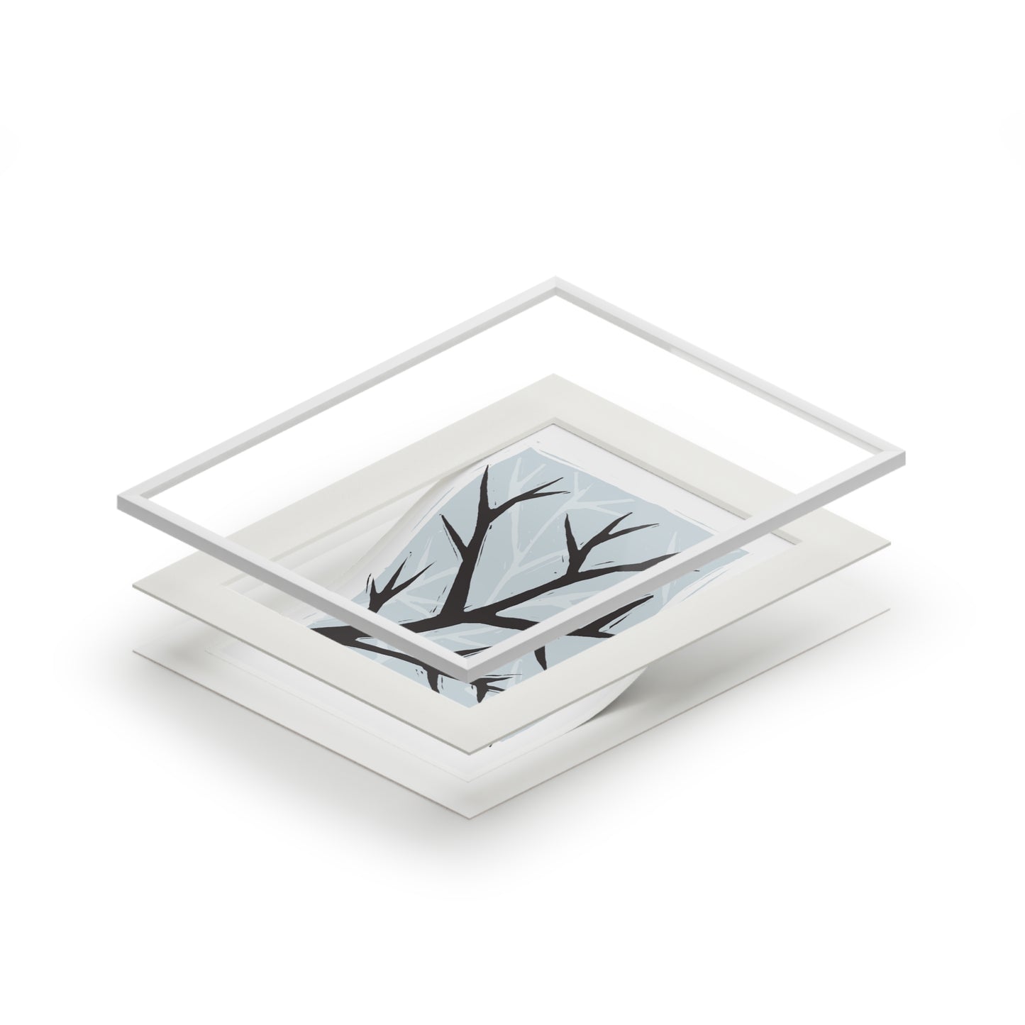 Bare Branches Are Stark Fine Art Print