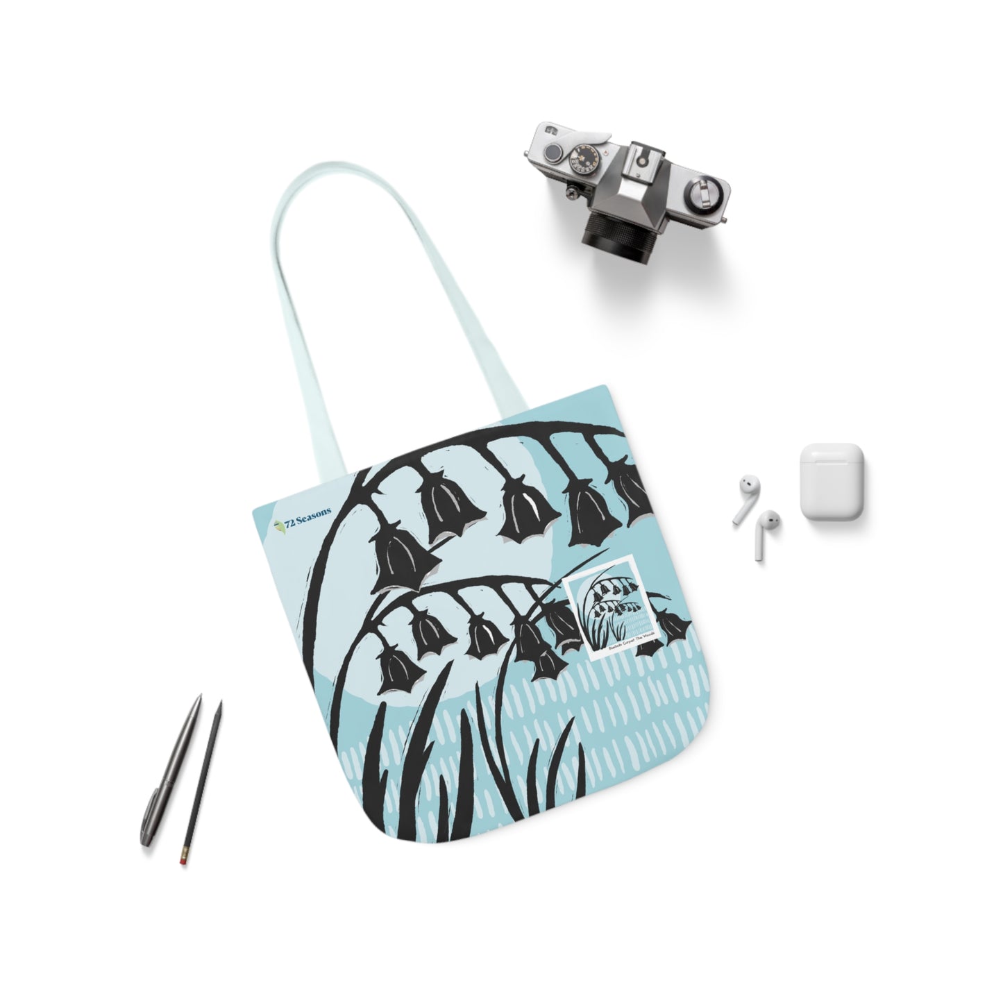 Bluebells Carpet the Woods Canvas Tote Bag