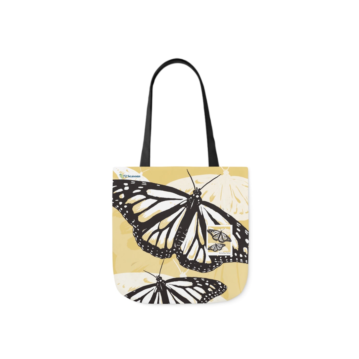 Butterflies Flutter Canvas Tote Bag