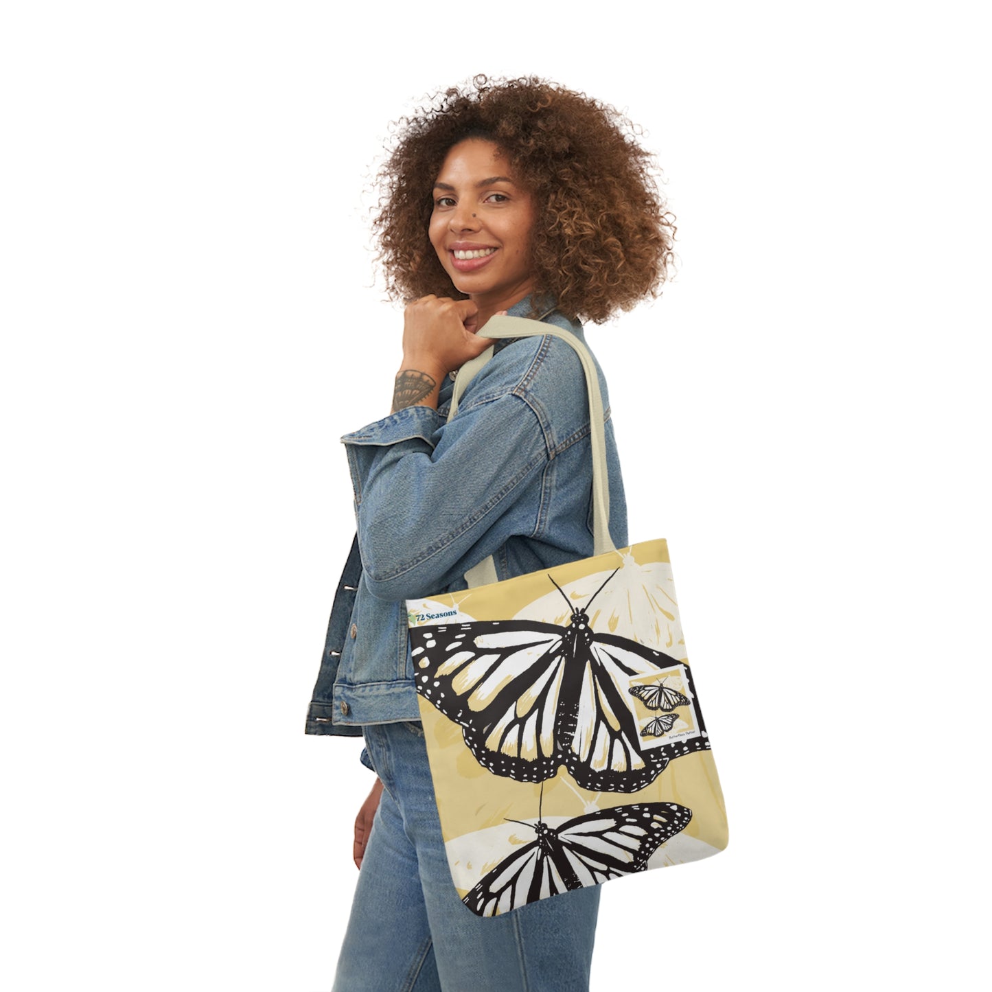 Butterflies Flutter Canvas Tote Bag
