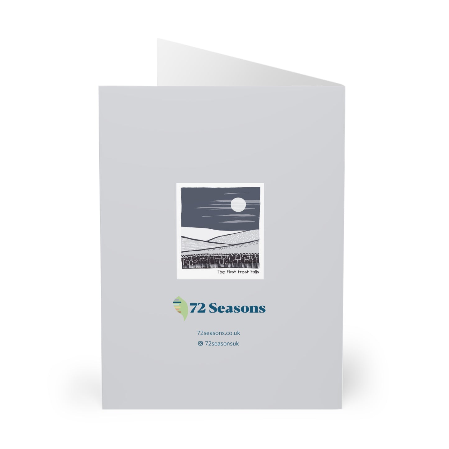 The First Frost Falls greeting card (5 pack)