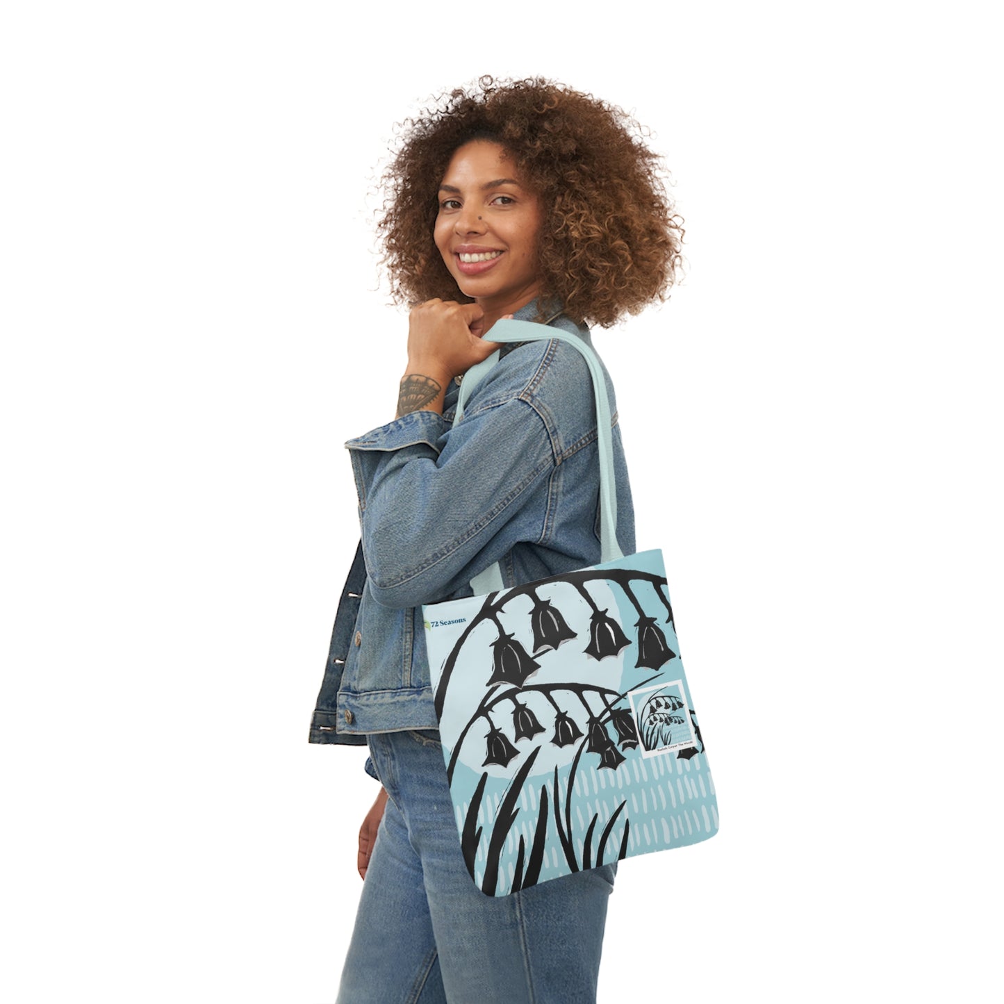 Bluebells Carpet the Woods Canvas Tote Bag