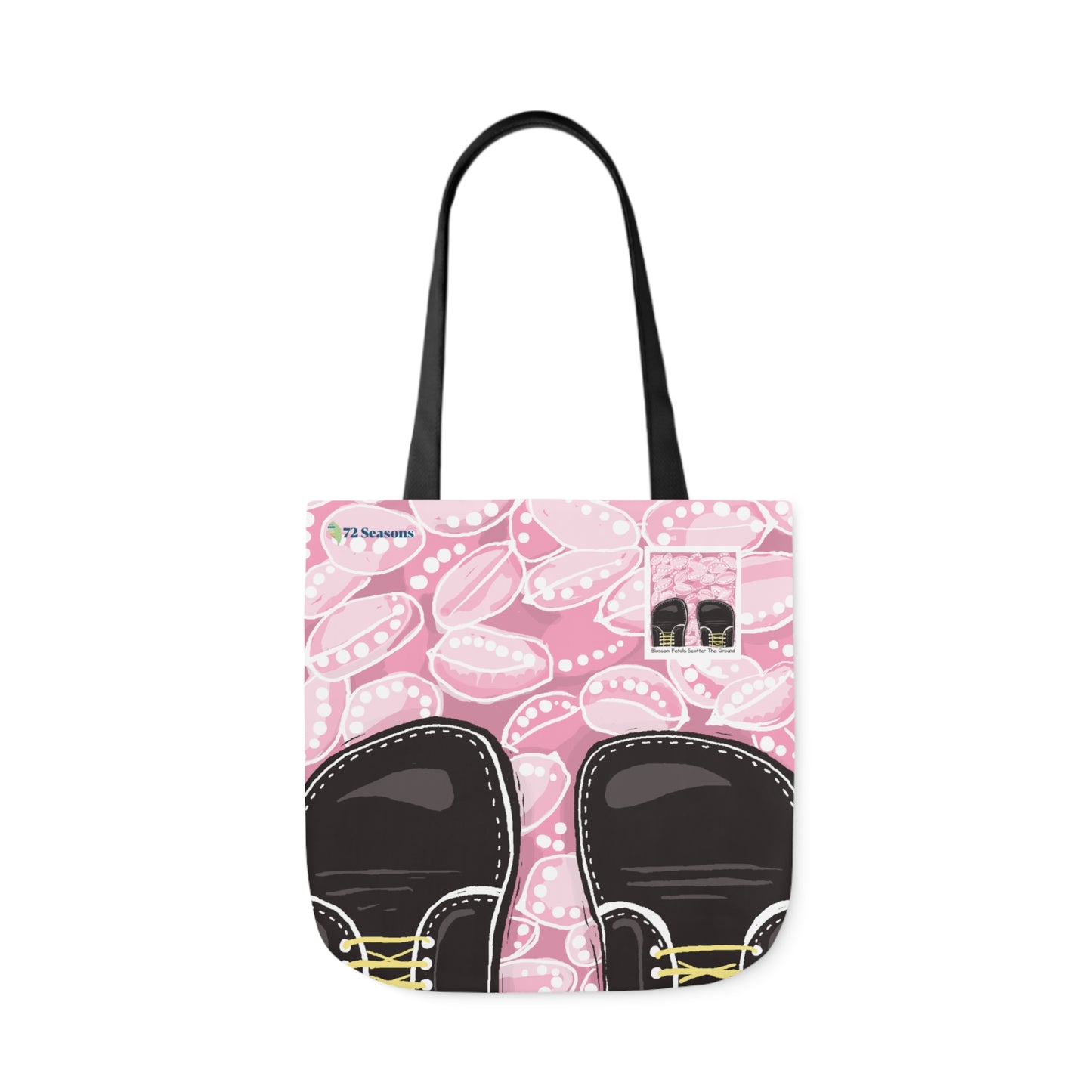 Blossom Petals Scatter the Ground Canvas Tote Bag