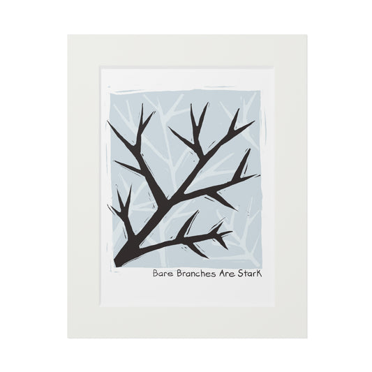 Bare Branches Are Stark Fine Art Print