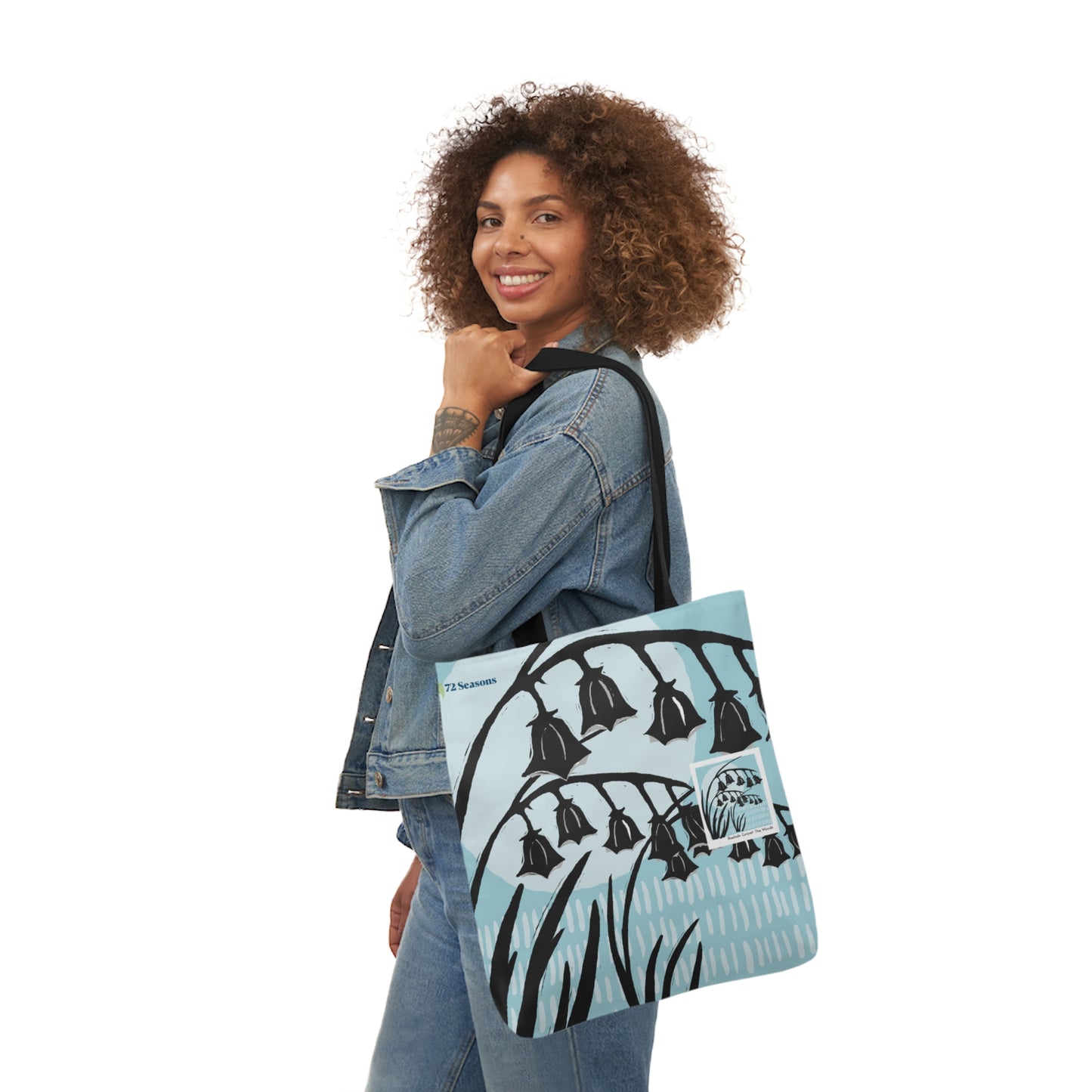 Bluebells Carpet the Woods Canvas Tote Bag