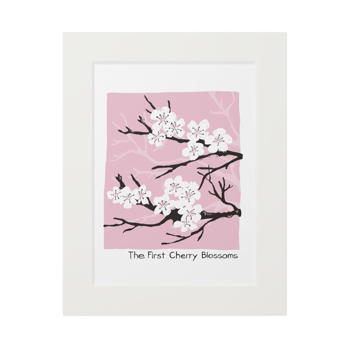 The First Cherry Blossoms Fine Art Print