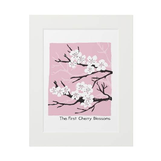 The First Cherry Blossoms Fine Art Print