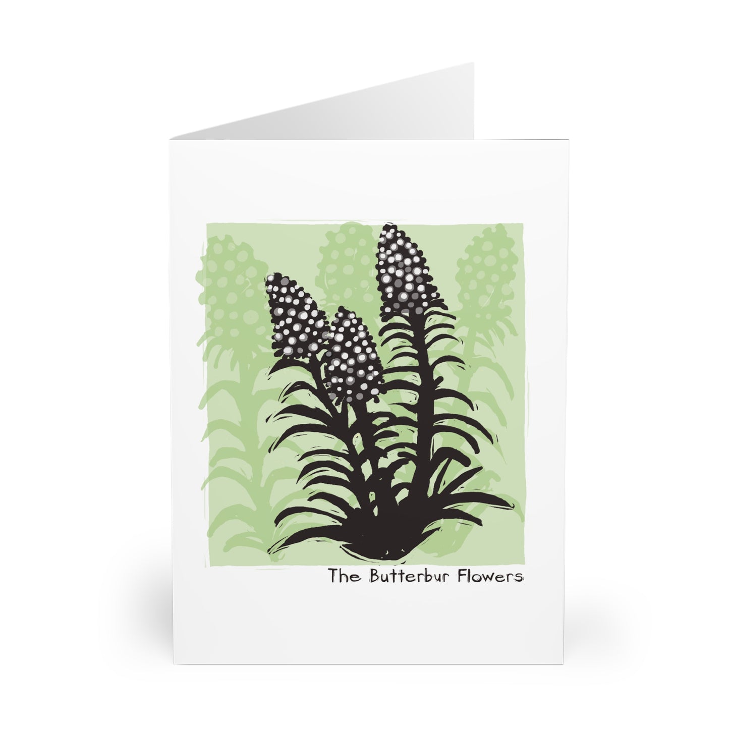 The Butterbur Flowers greeting card (5 pack)