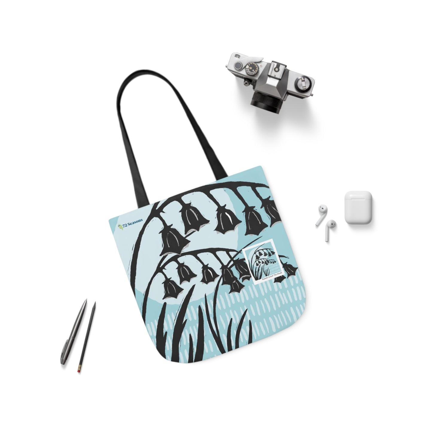 Bluebells Carpet the Woods Canvas Tote Bag
