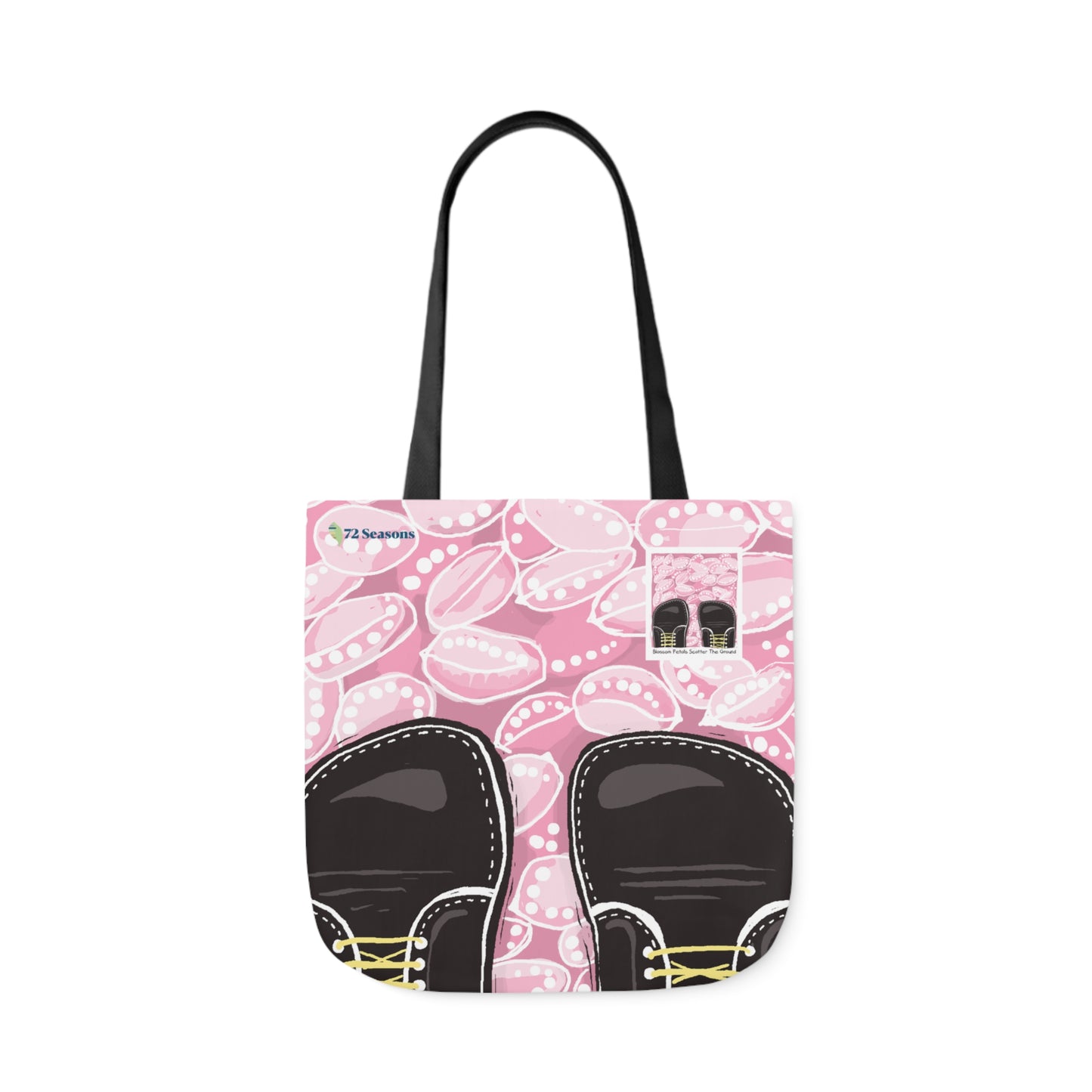 Blossom Petals Scatter the Ground Canvas Tote Bag