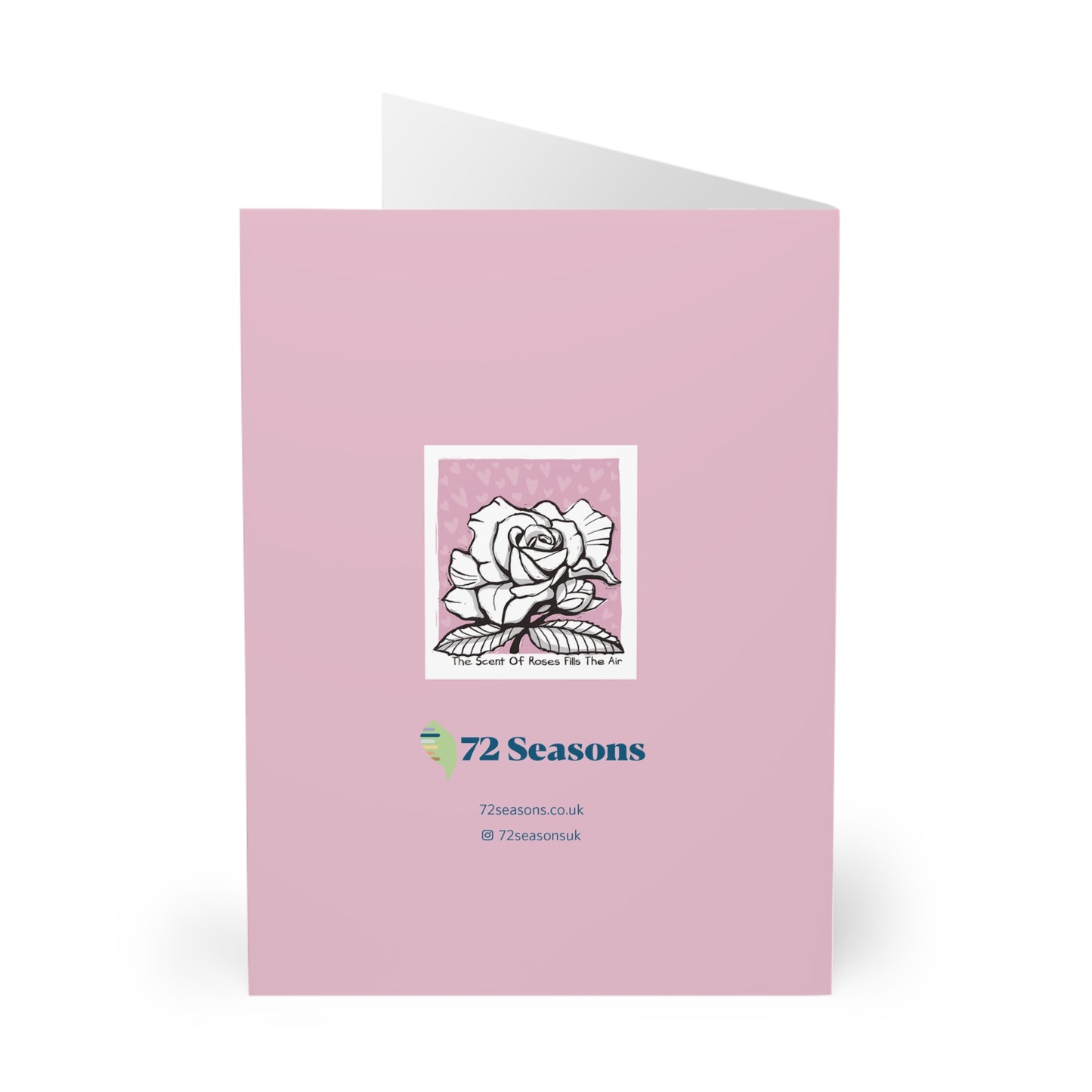 The Scent of Roses Fills The Air greeting card (5 pack)