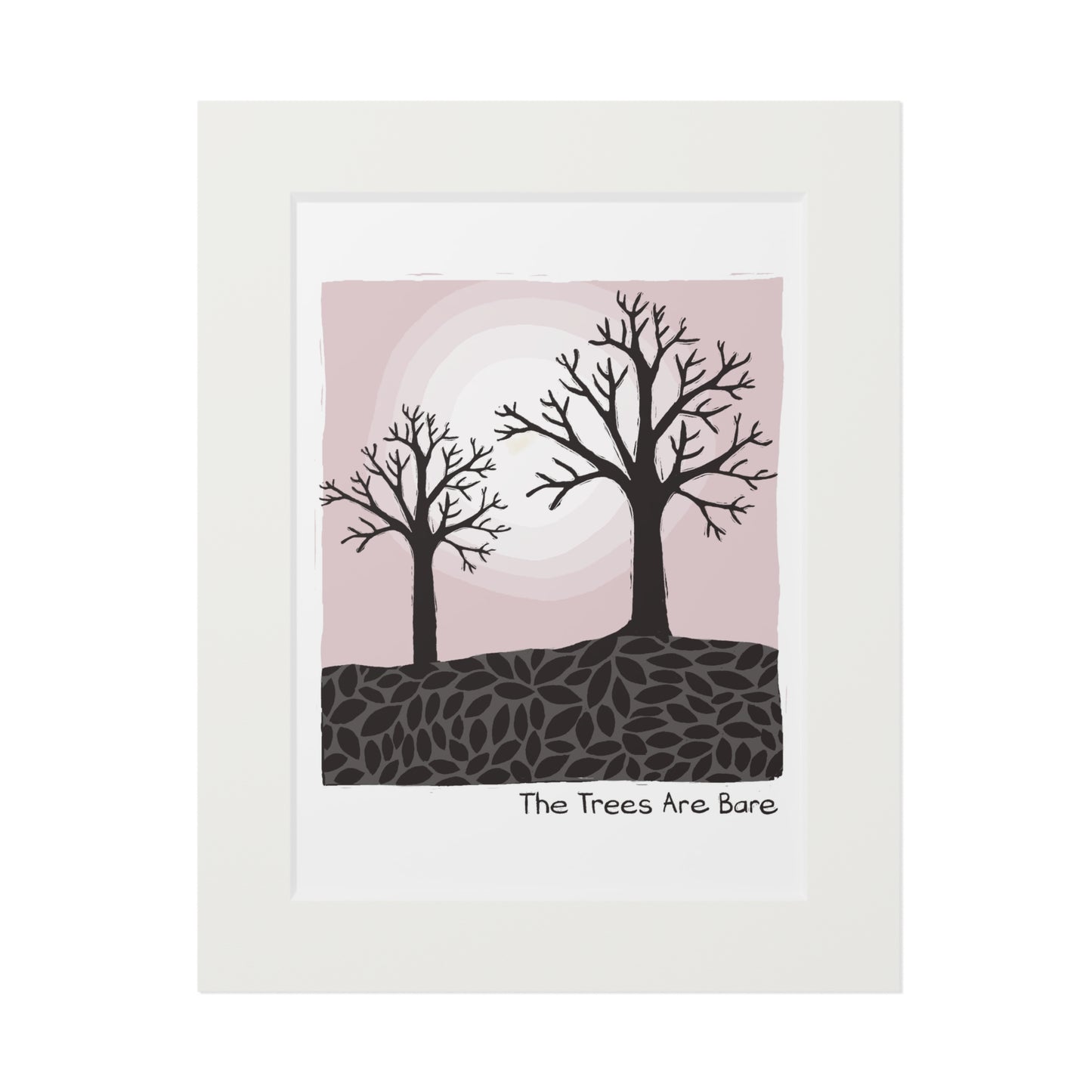 The Trees Are Bare Fine Art Print