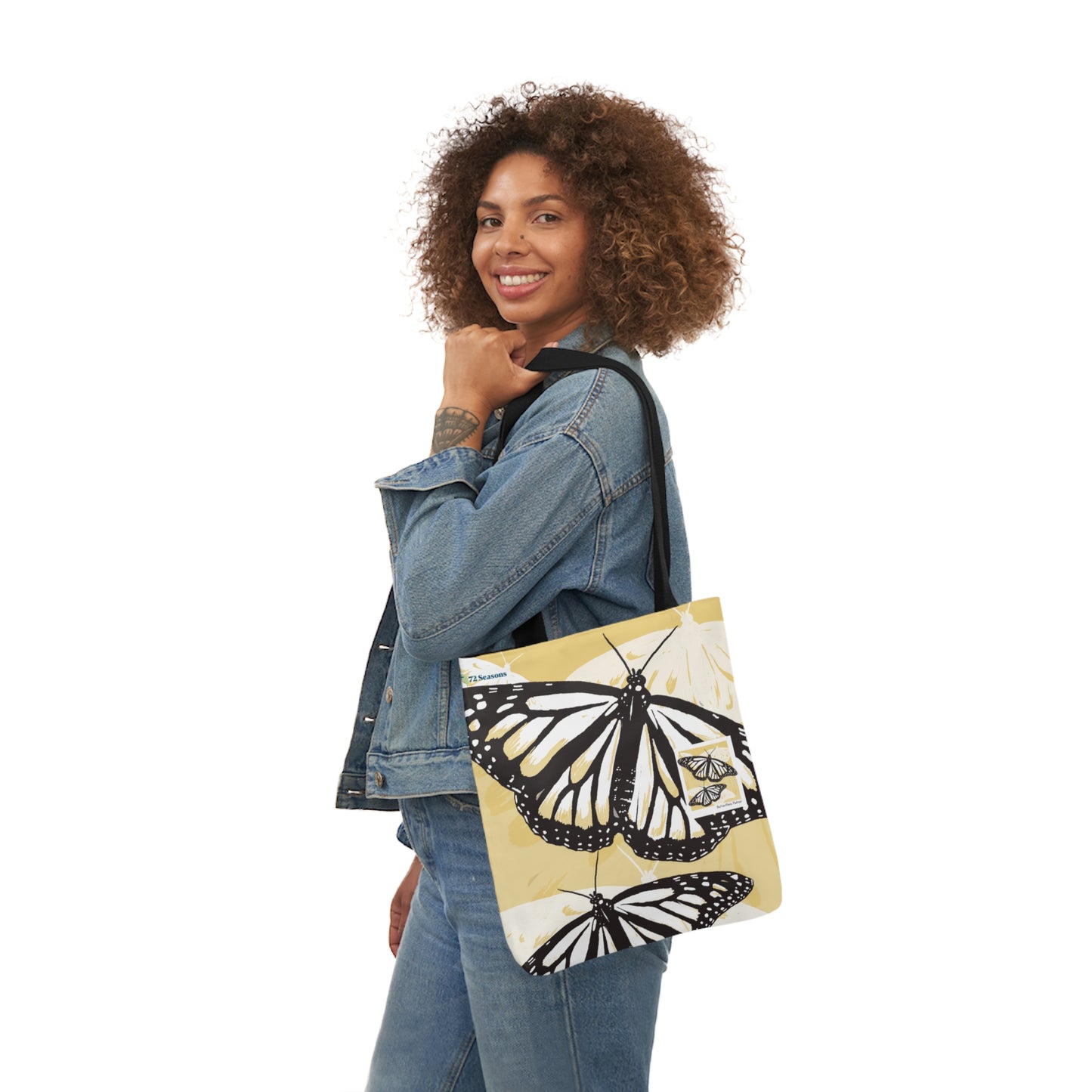 Butterflies Flutter Canvas Tote Bag