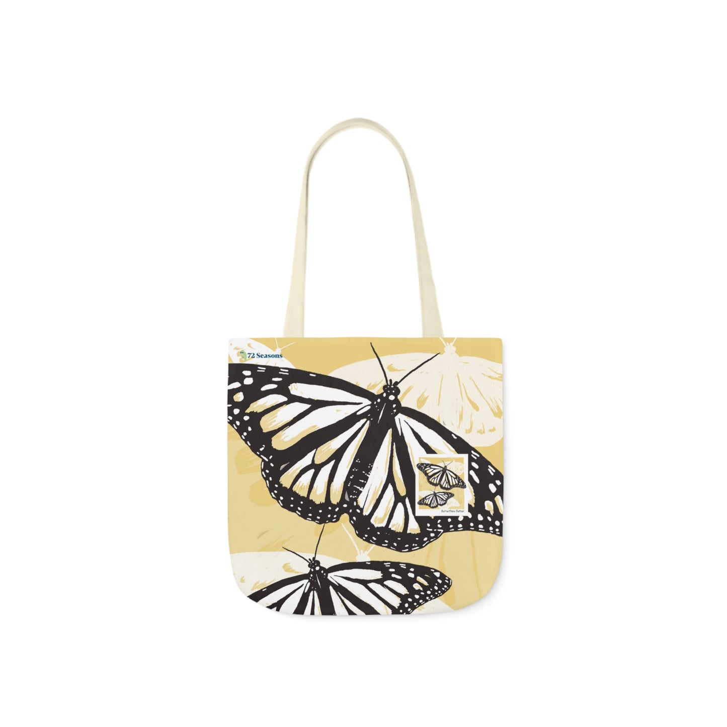 Butterflies Flutter Canvas Tote Bag