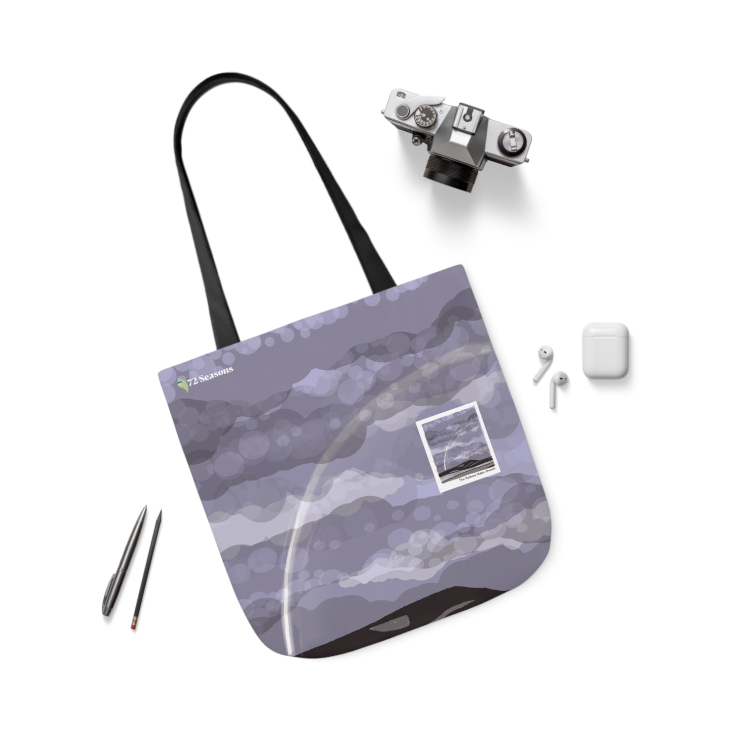 The Rainbow Hides Unseen Canvas Tote Bag