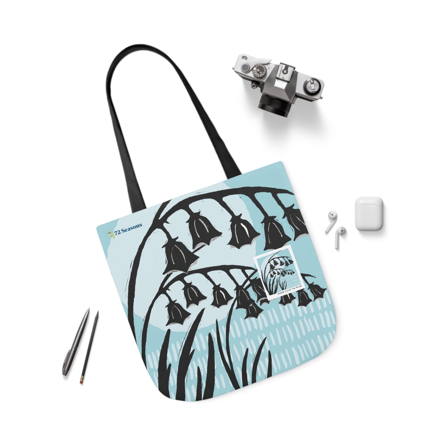 Bluebells Carpet the Woods Canvas Tote Bag
