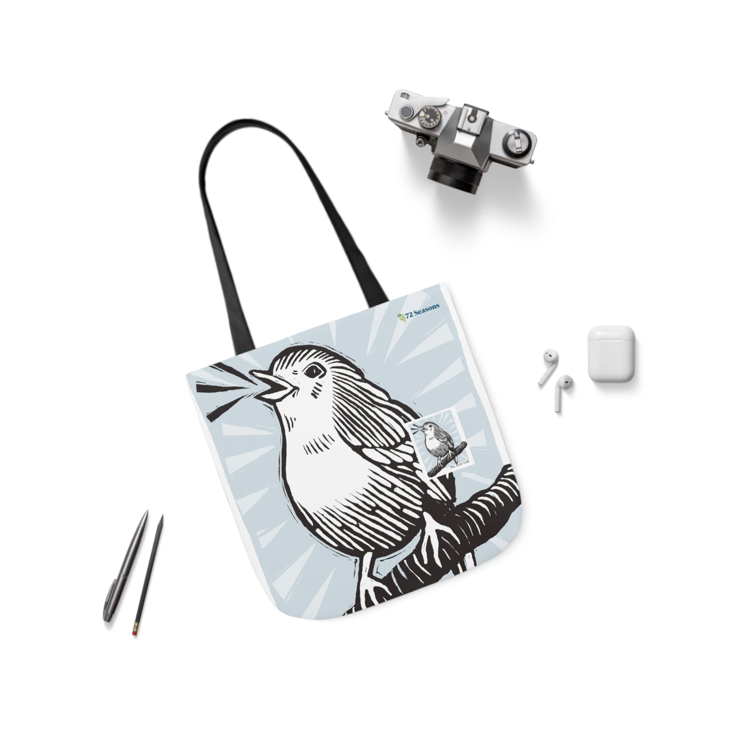 The Robin Calls Canvas Tote Bag