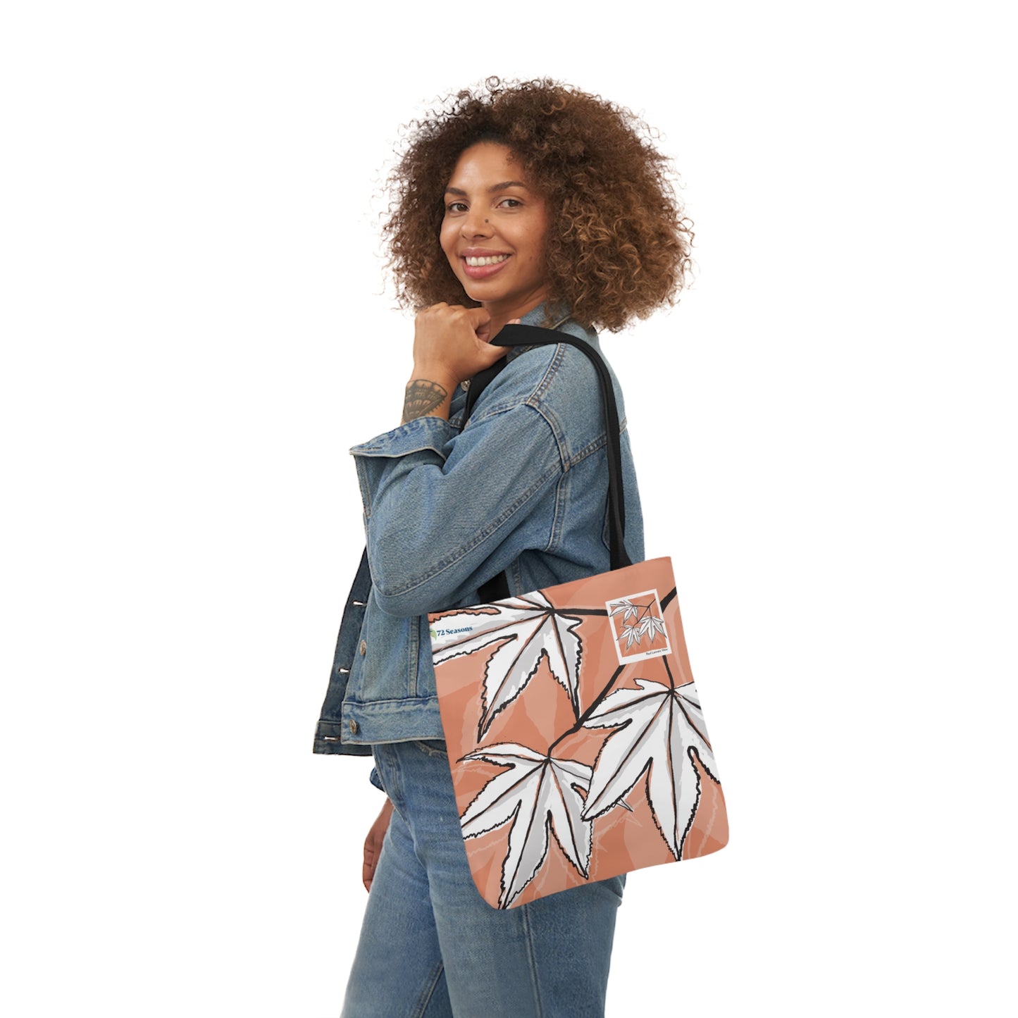 Red Leaves Glow Canvas Tote Bag