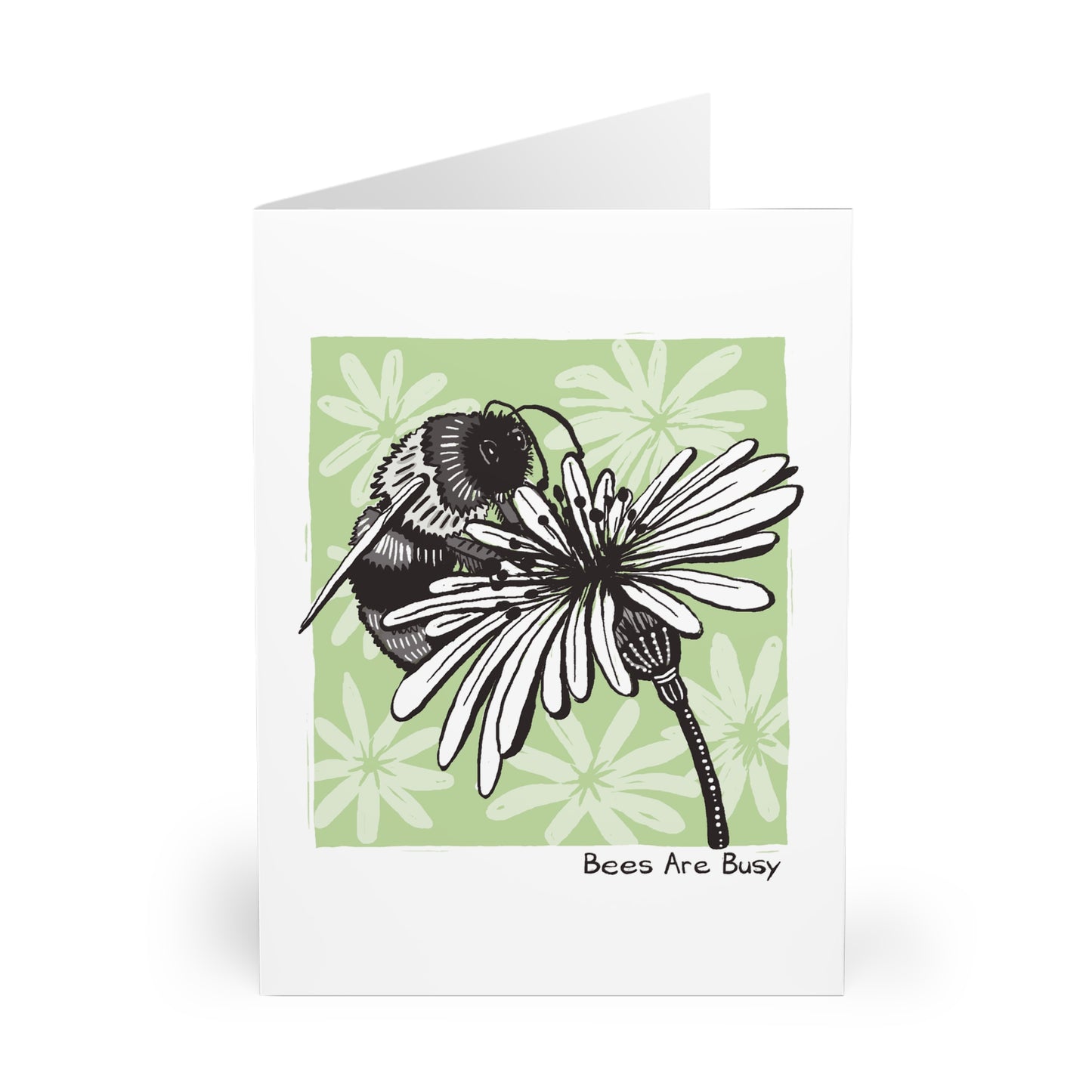 Bees Are Busy greeting card (5 pack)