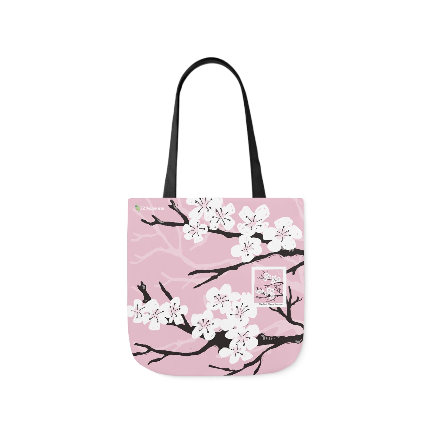 The First Cherry Blossoms Canvas Tote Bag