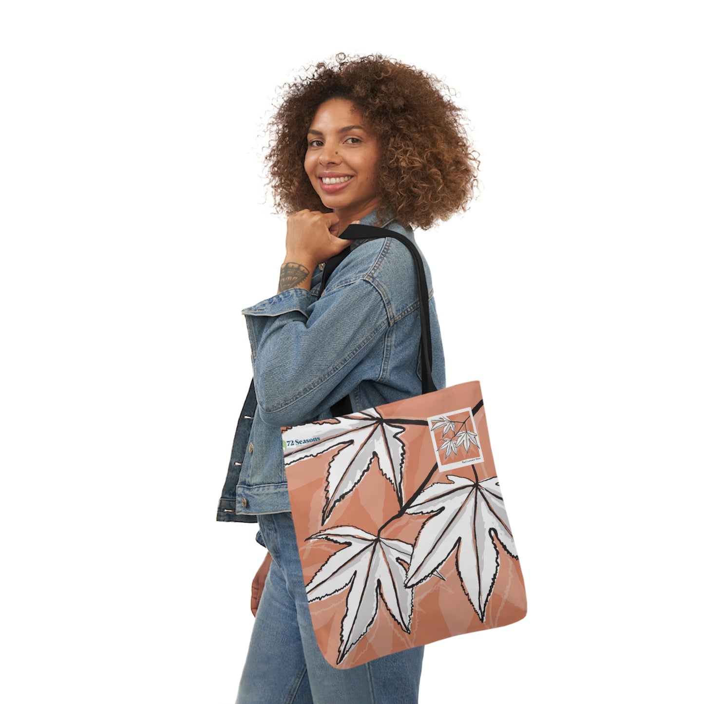 Red Leaves Glow Canvas Tote Bag