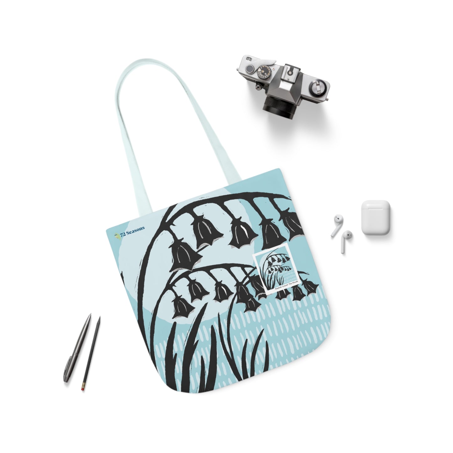 Bluebells Carpet the Woods Canvas Tote Bag