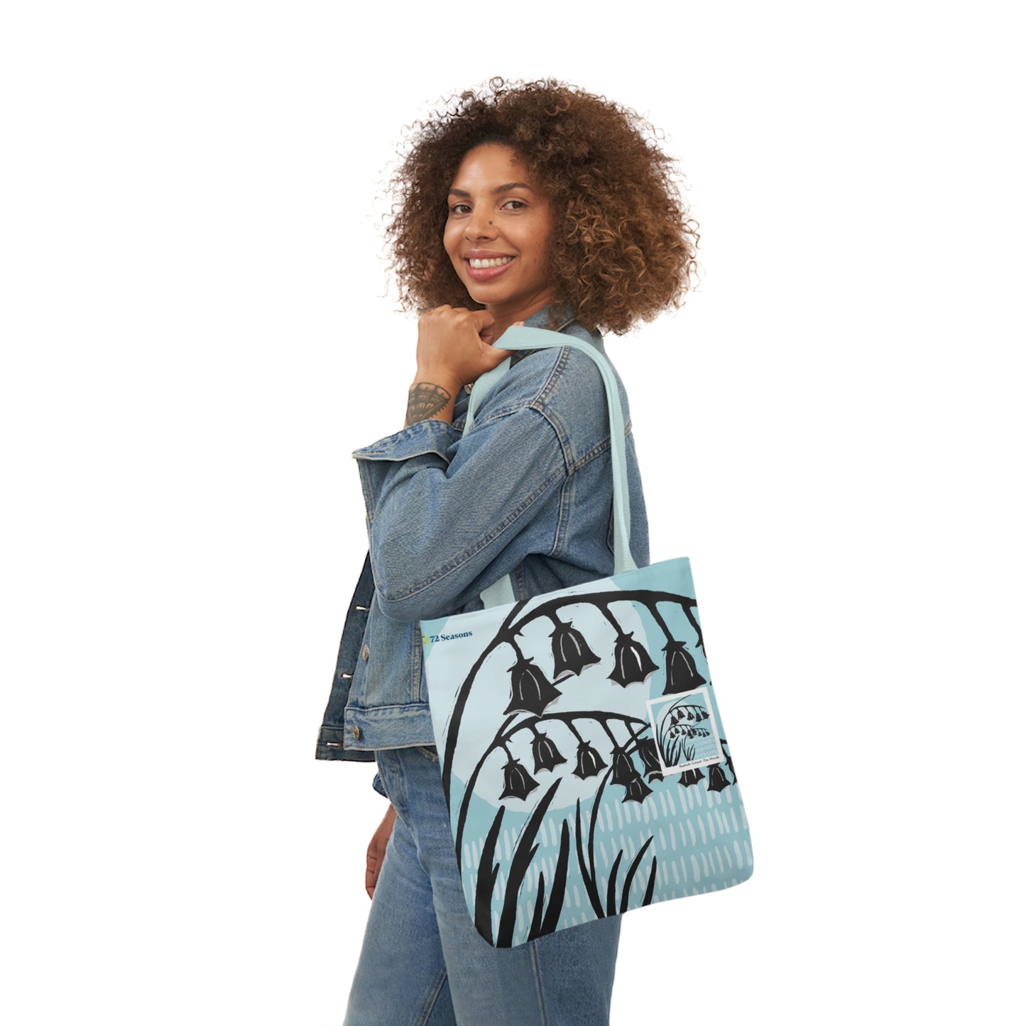 Bluebells Carpet the Woods Canvas Tote Bag
