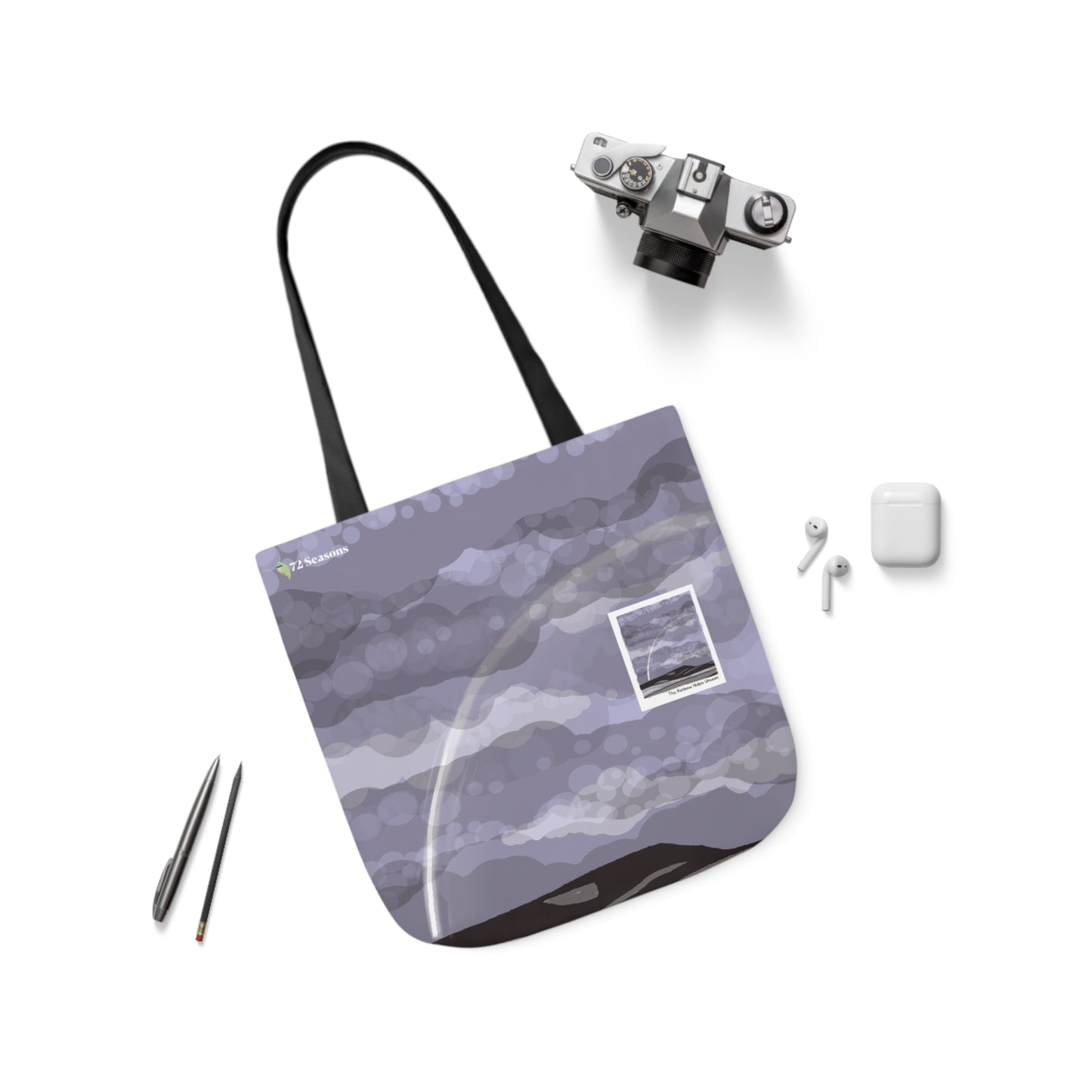 The Rainbow Hides Unseen Canvas Tote Bag