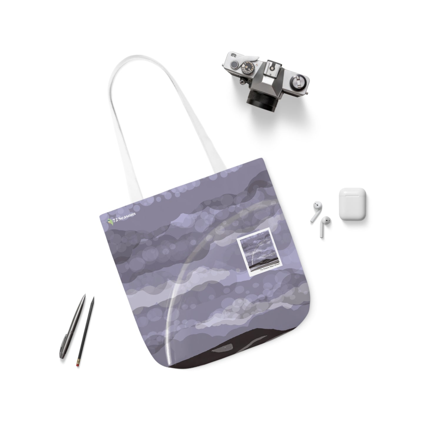 The Rainbow Hides Unseen Canvas Tote Bag
