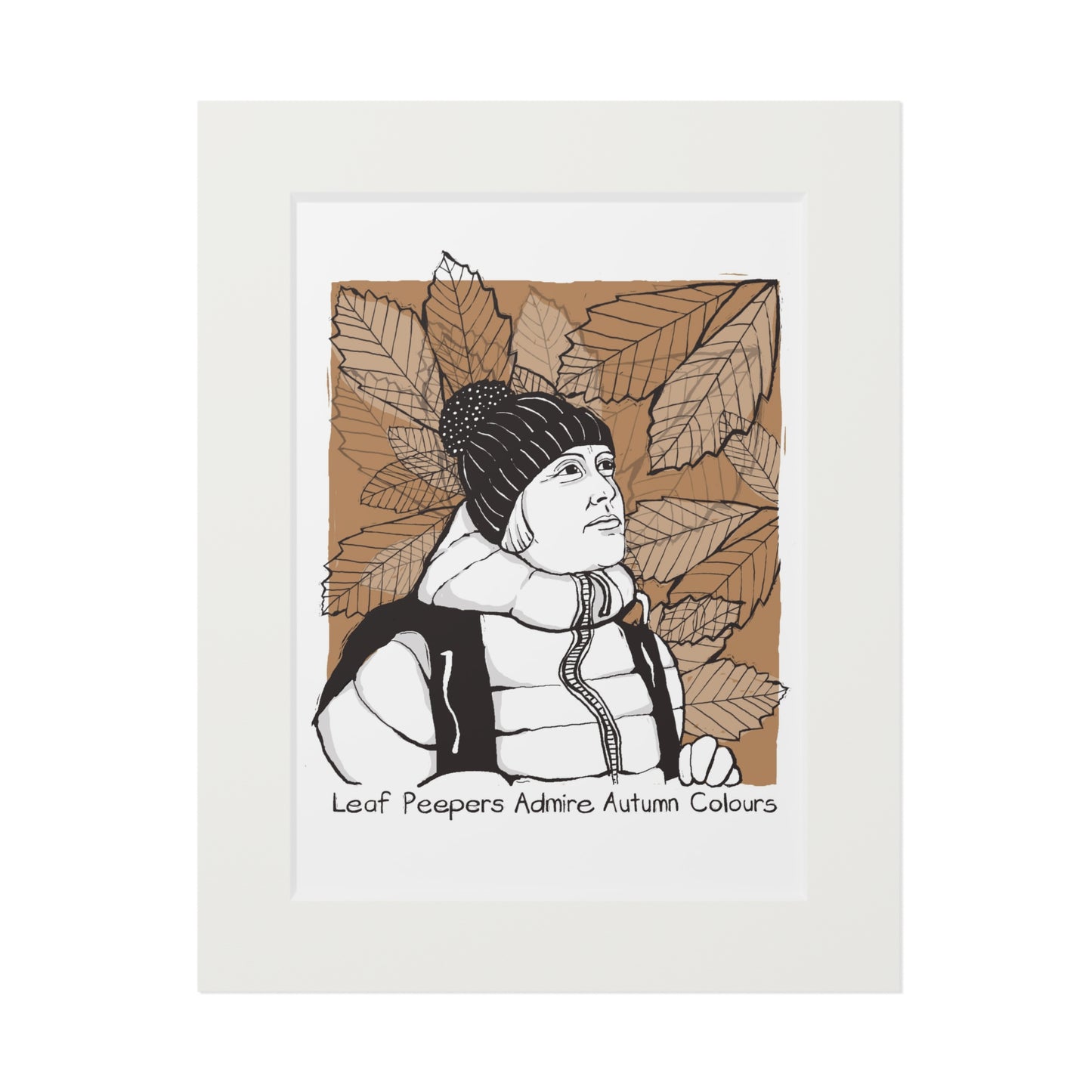Leaf Peepers Admire Autumn Colours Fine Art Print