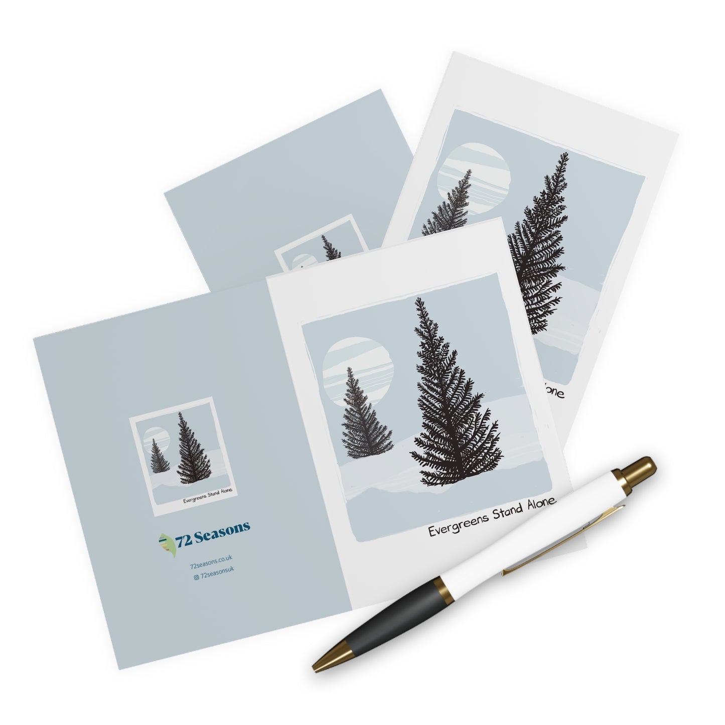 Evergreens Stand Alone greeting card (5 pack)