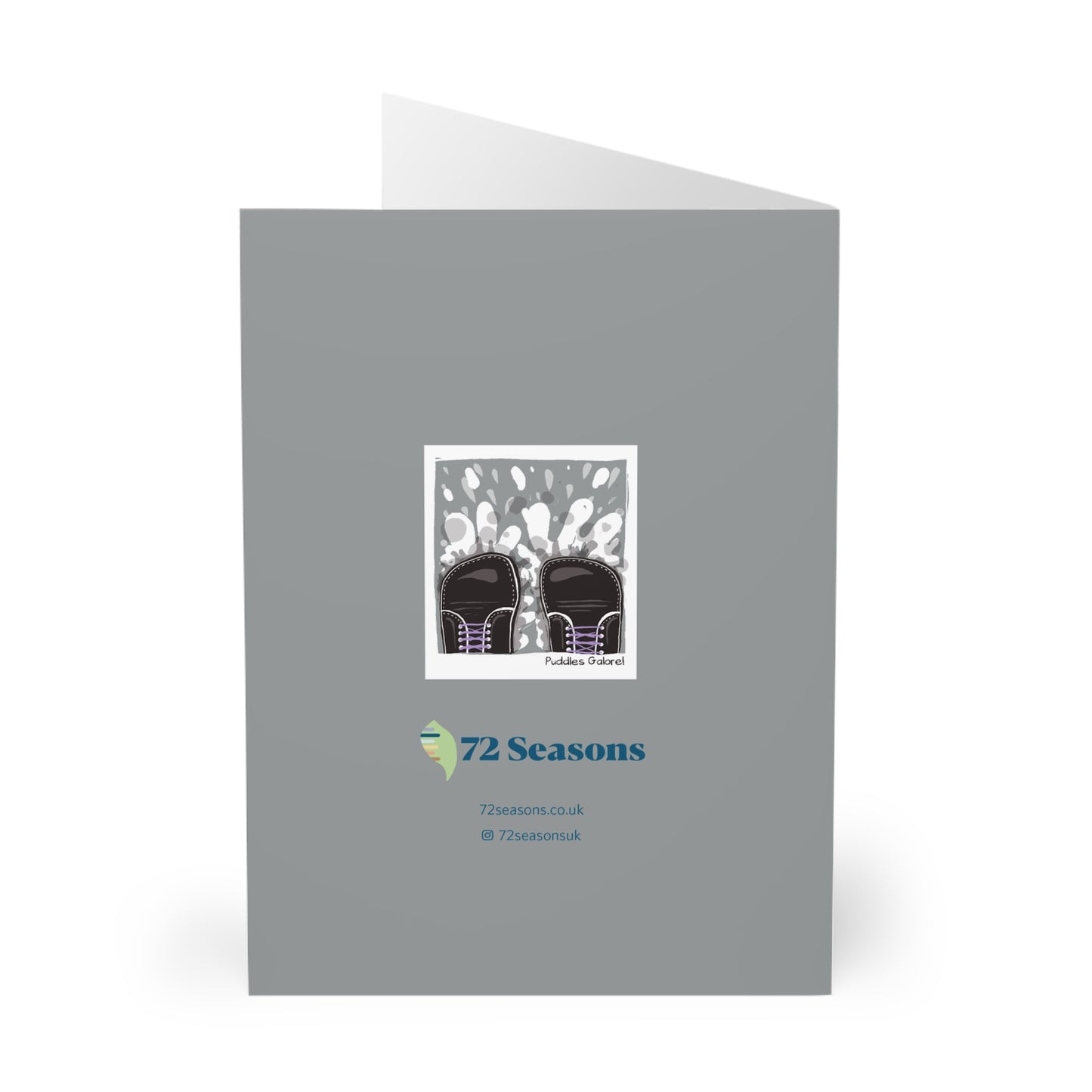 Puddles Galore! greeting card (5 pack)