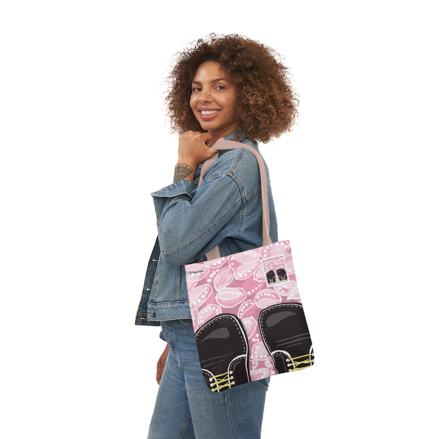 Blossom Petals Scatter the Ground Canvas Tote Bag