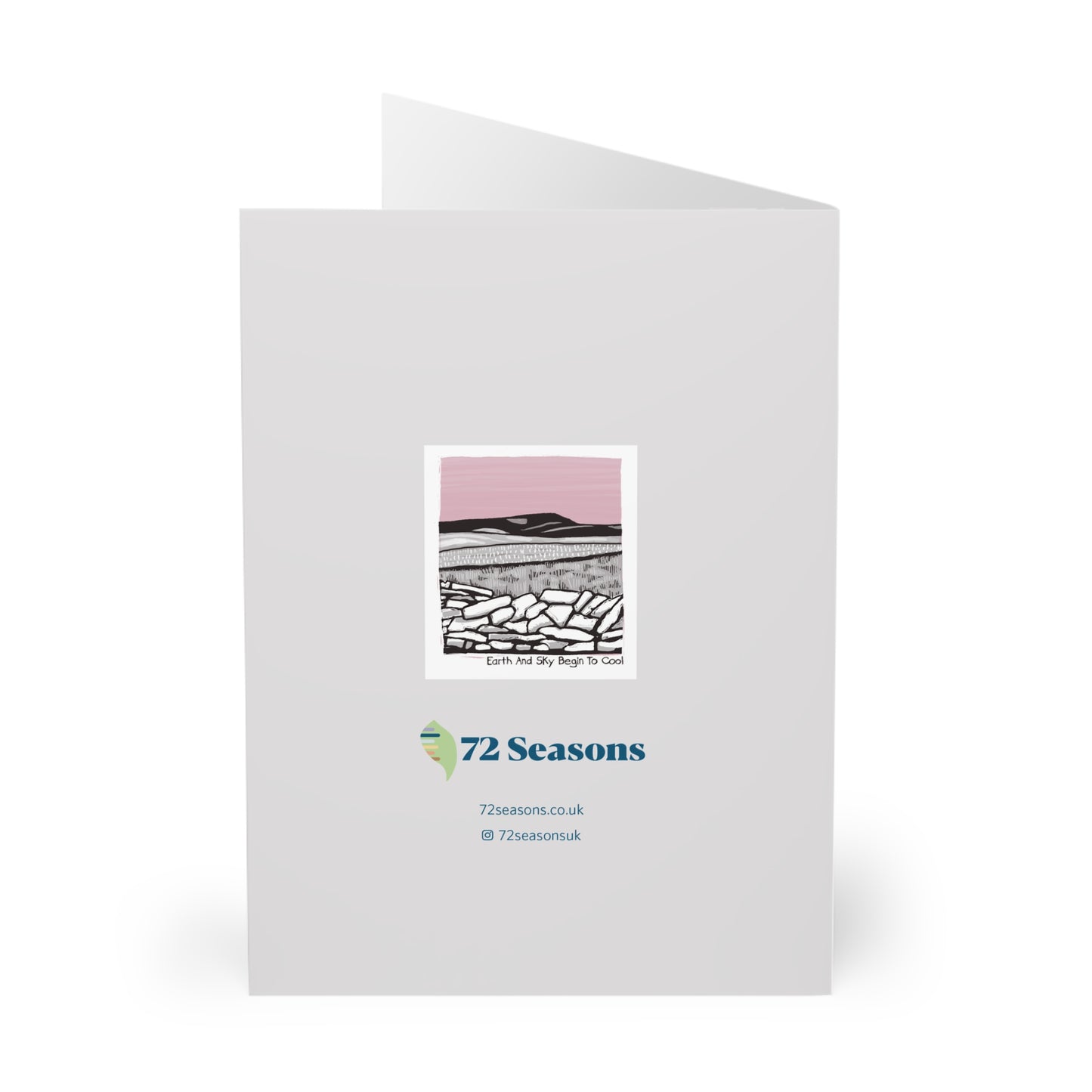 Earth And Sky Begin To Cool greeting card (5 pack)