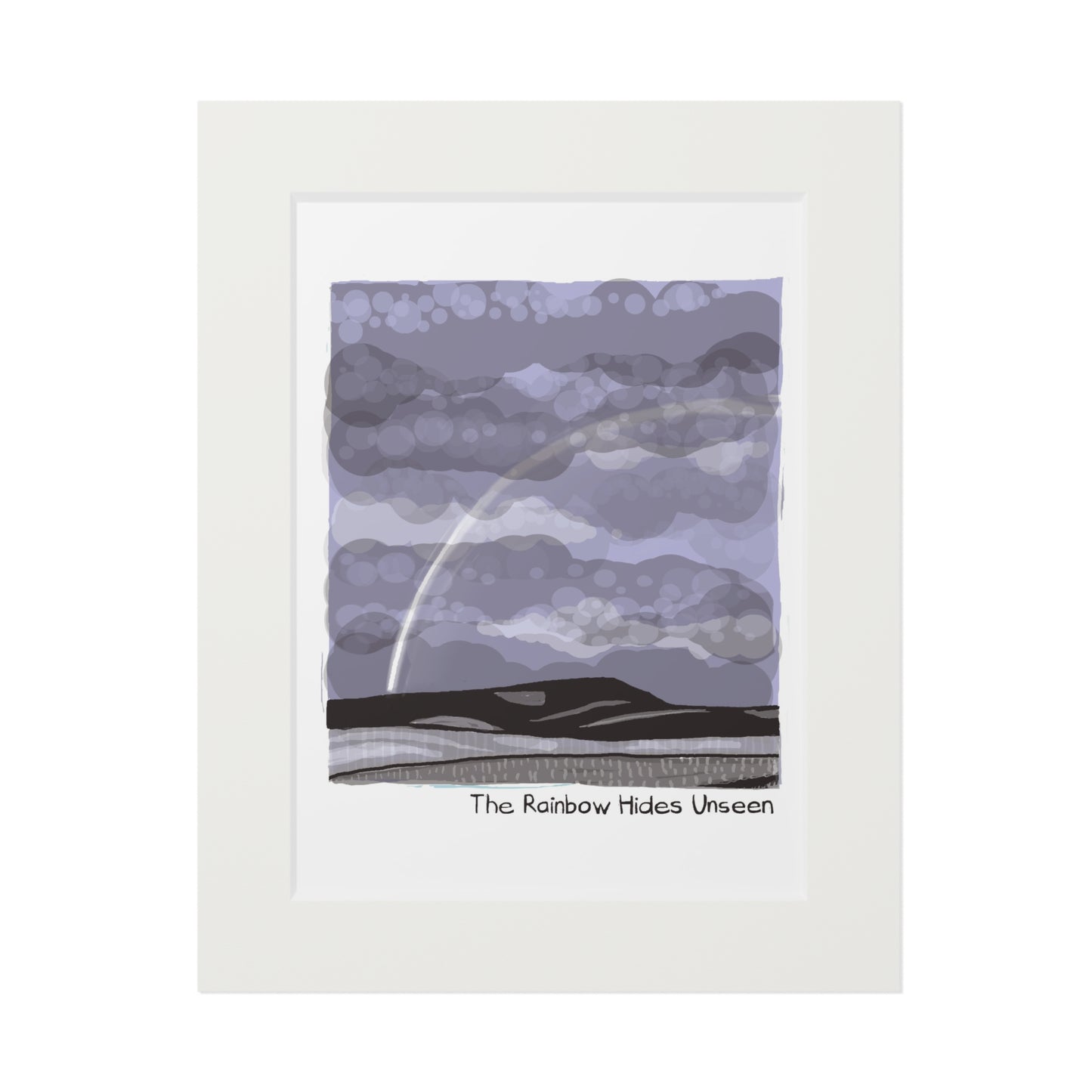 The Rainbow Hides Unseen Fine Art Print