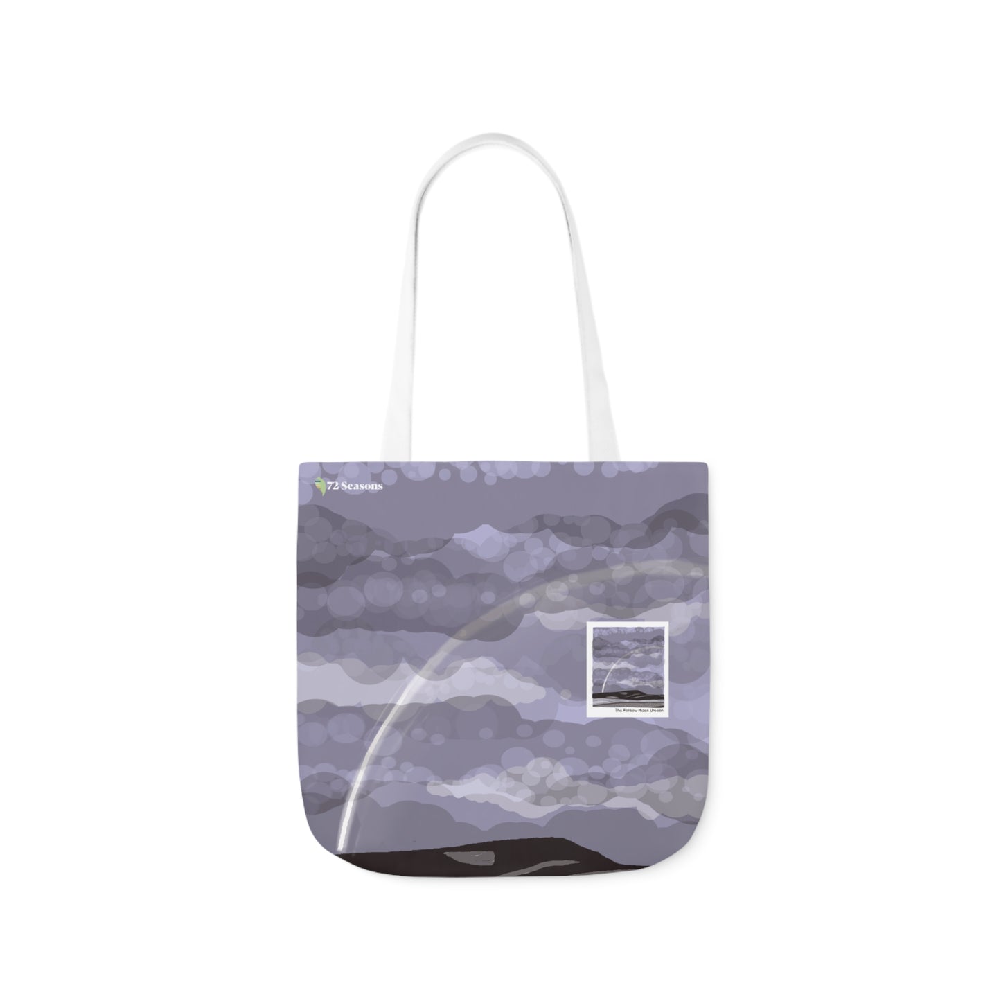The Rainbow Hides Unseen Canvas Tote Bag