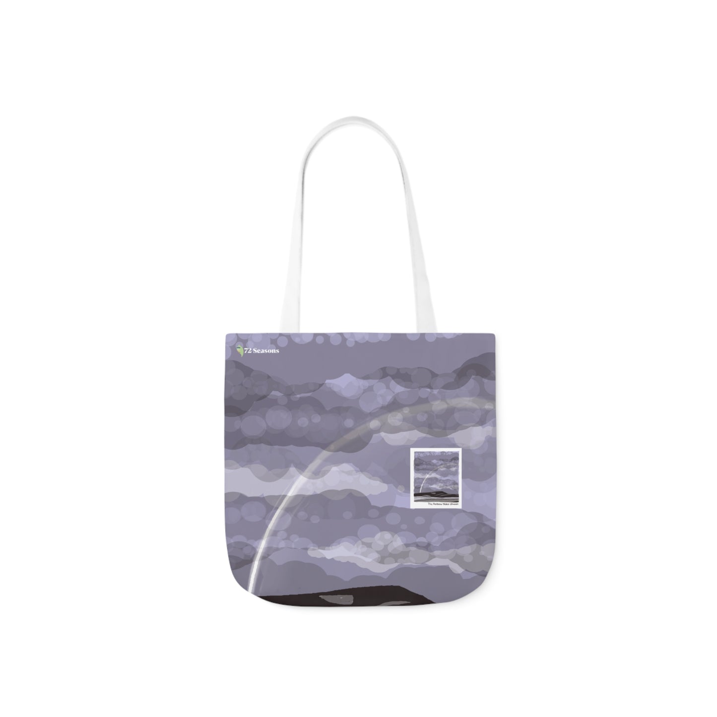 The Rainbow Hides Unseen Canvas Tote Bag