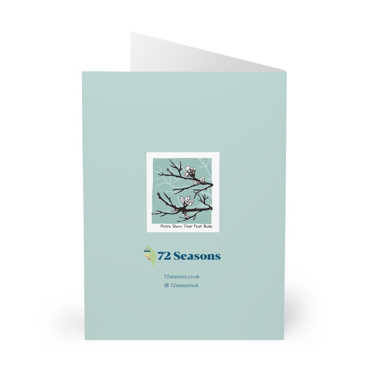 Plants Show Their First Buds greeting card (5 pack)