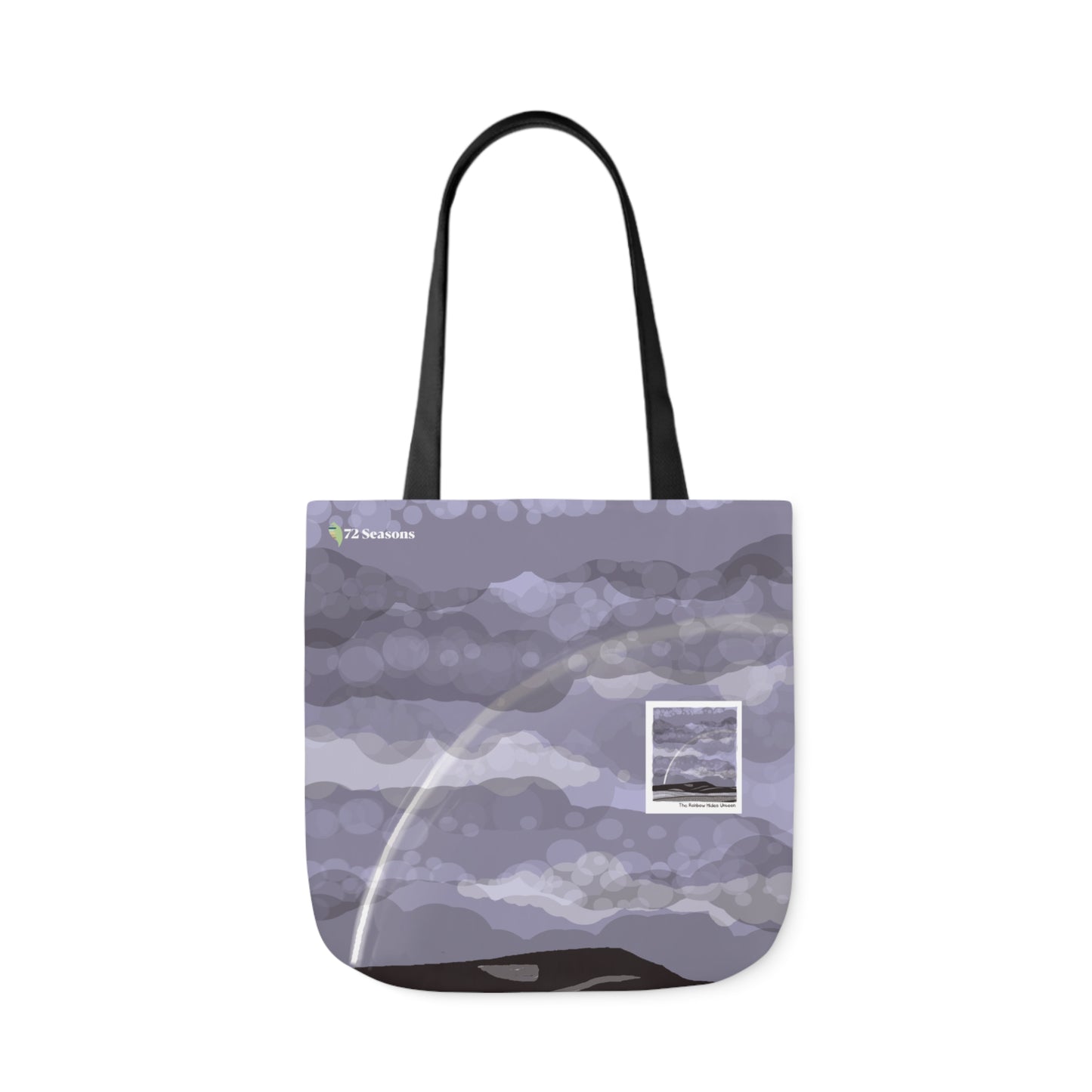 The Rainbow Hides Unseen Canvas Tote Bag