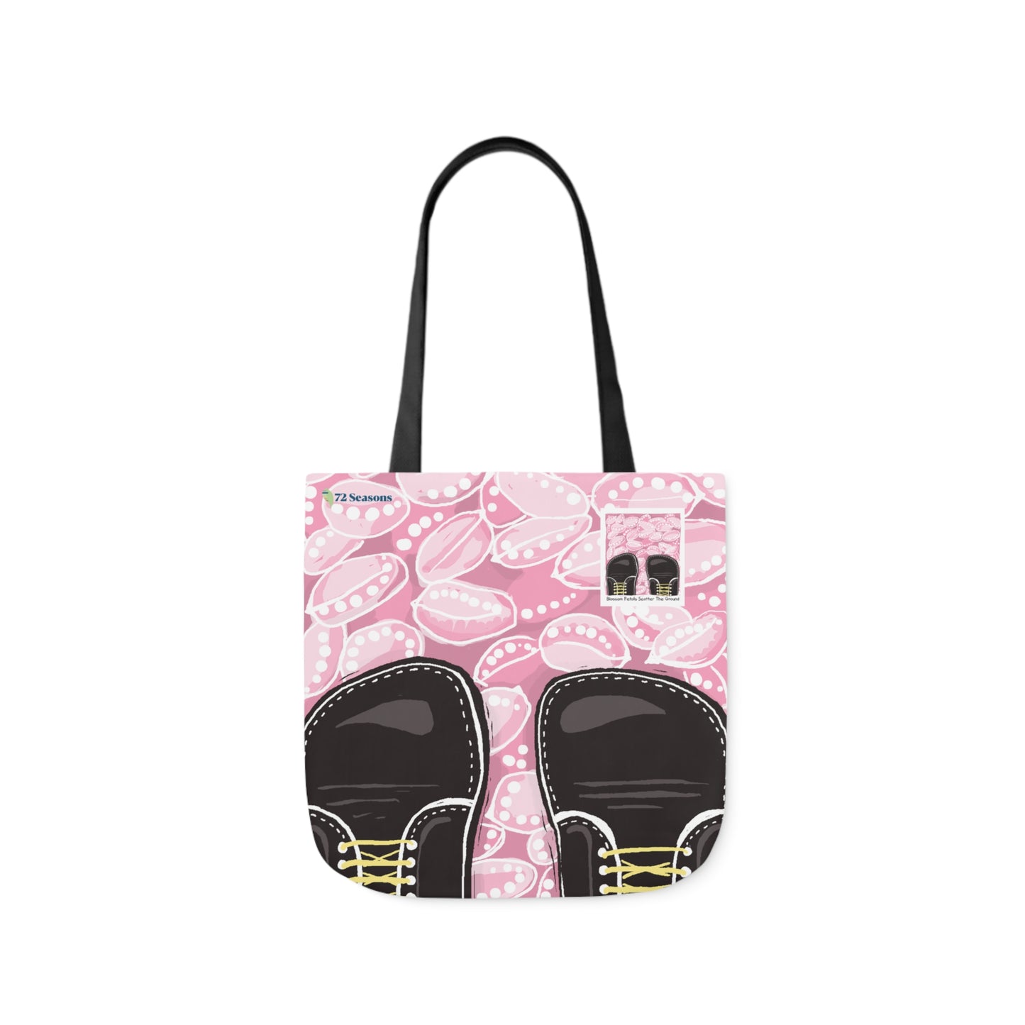 Blossom Petals Scatter the Ground Canvas Tote Bag